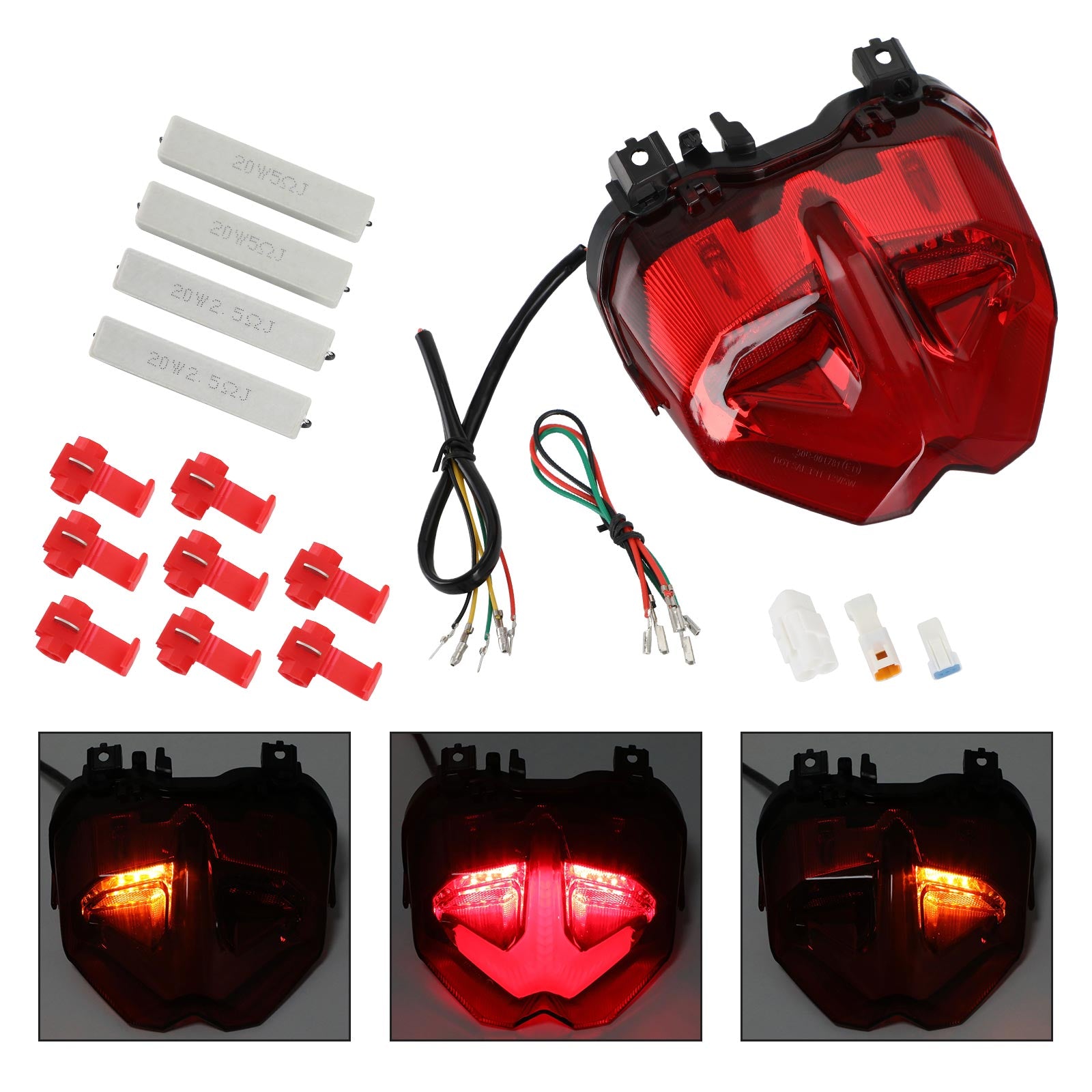 21-23 Yamaha MT-09 MT10 SP-Schwanzbremsen-Lichter integriert