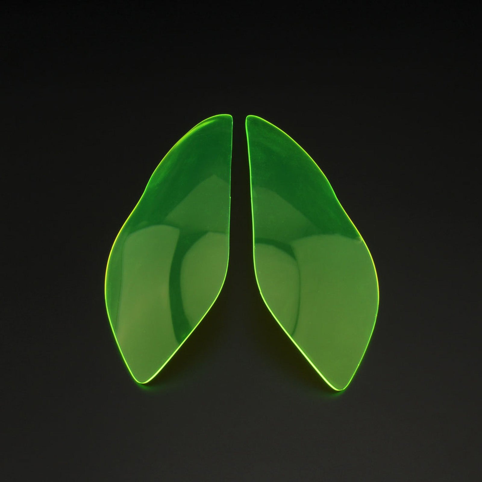 Protector de lente de faro delantero para Kawasaki Zx-636R Zx-6R 09-18, humo genérico