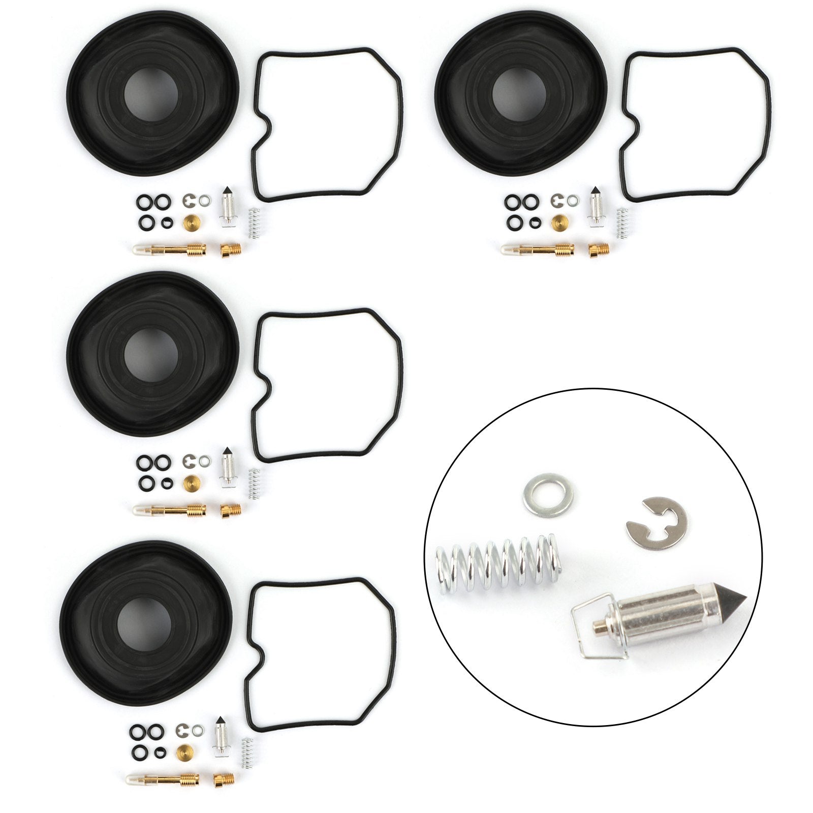 Suzuki GSF600S Bandit 1996-2003 4 Set Carburetor Repair Rebuild Kit