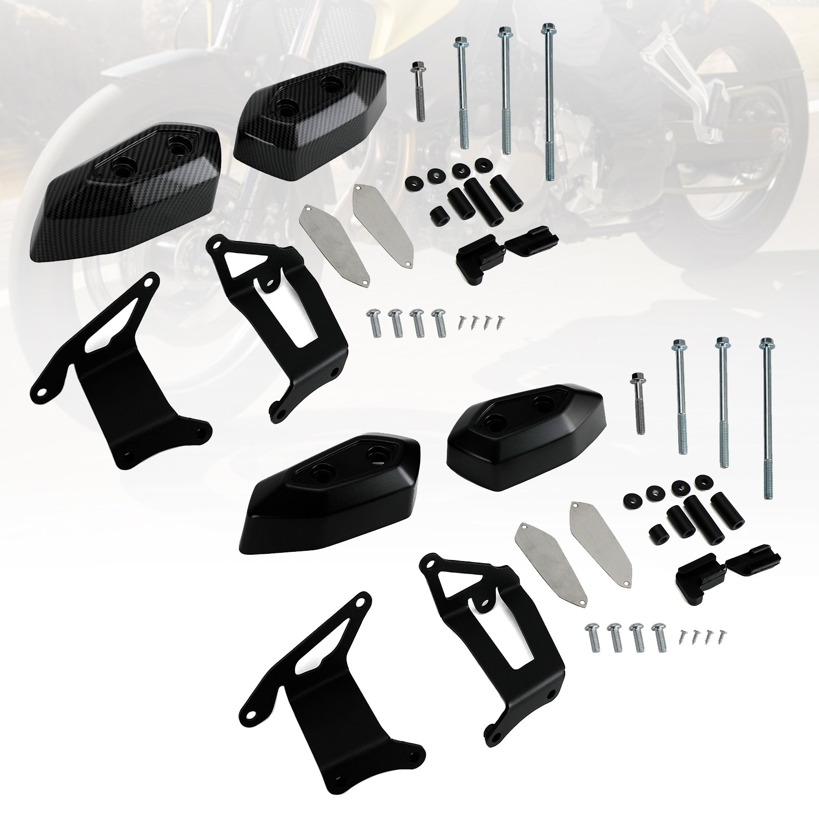 Protezione cursore coperchio motore statore in plastica per YAMAHA R15 V4 21-23 Carbonio