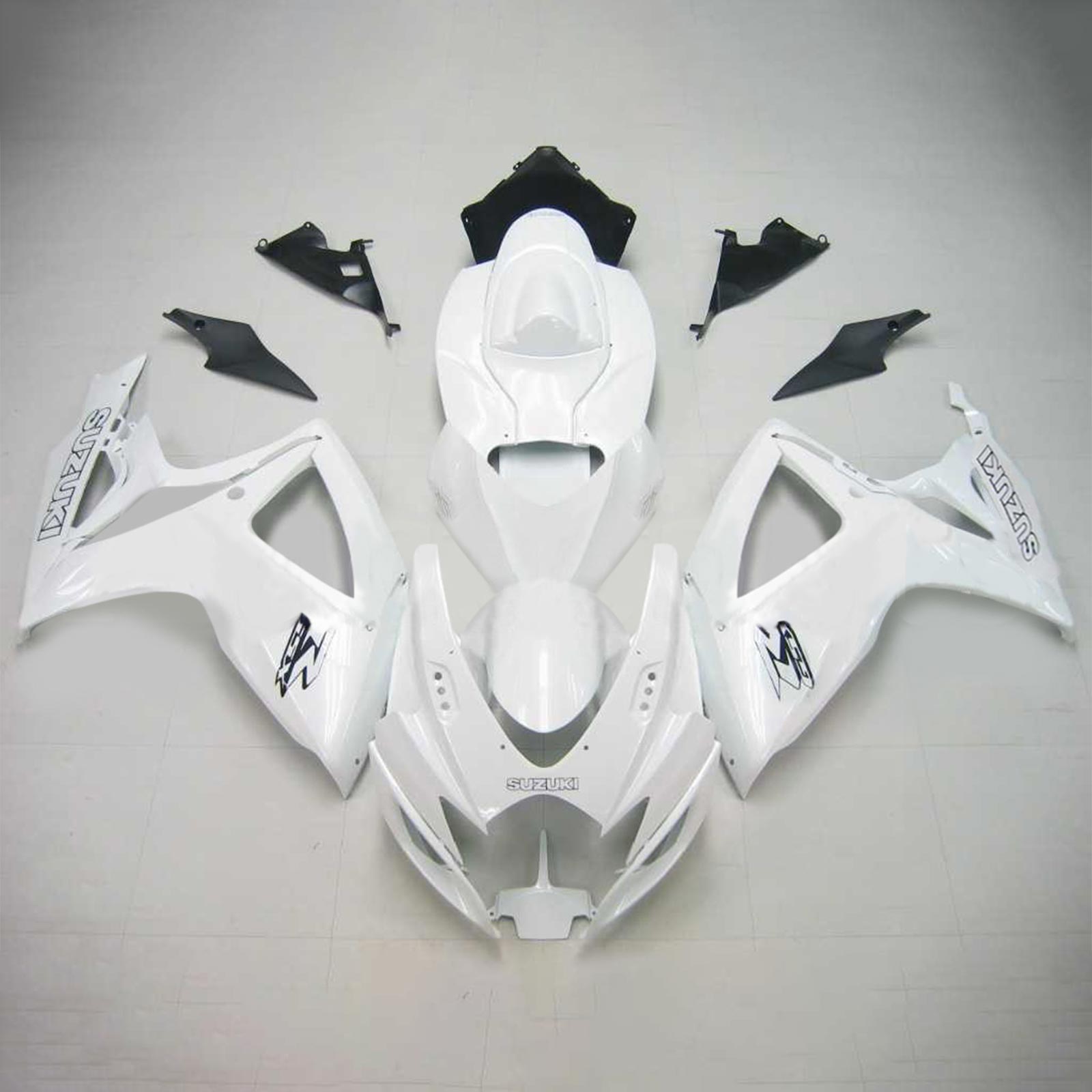 Amotopart 2006-2007 Suzuki GSXR 600/750 White Style1 Fairing Kit