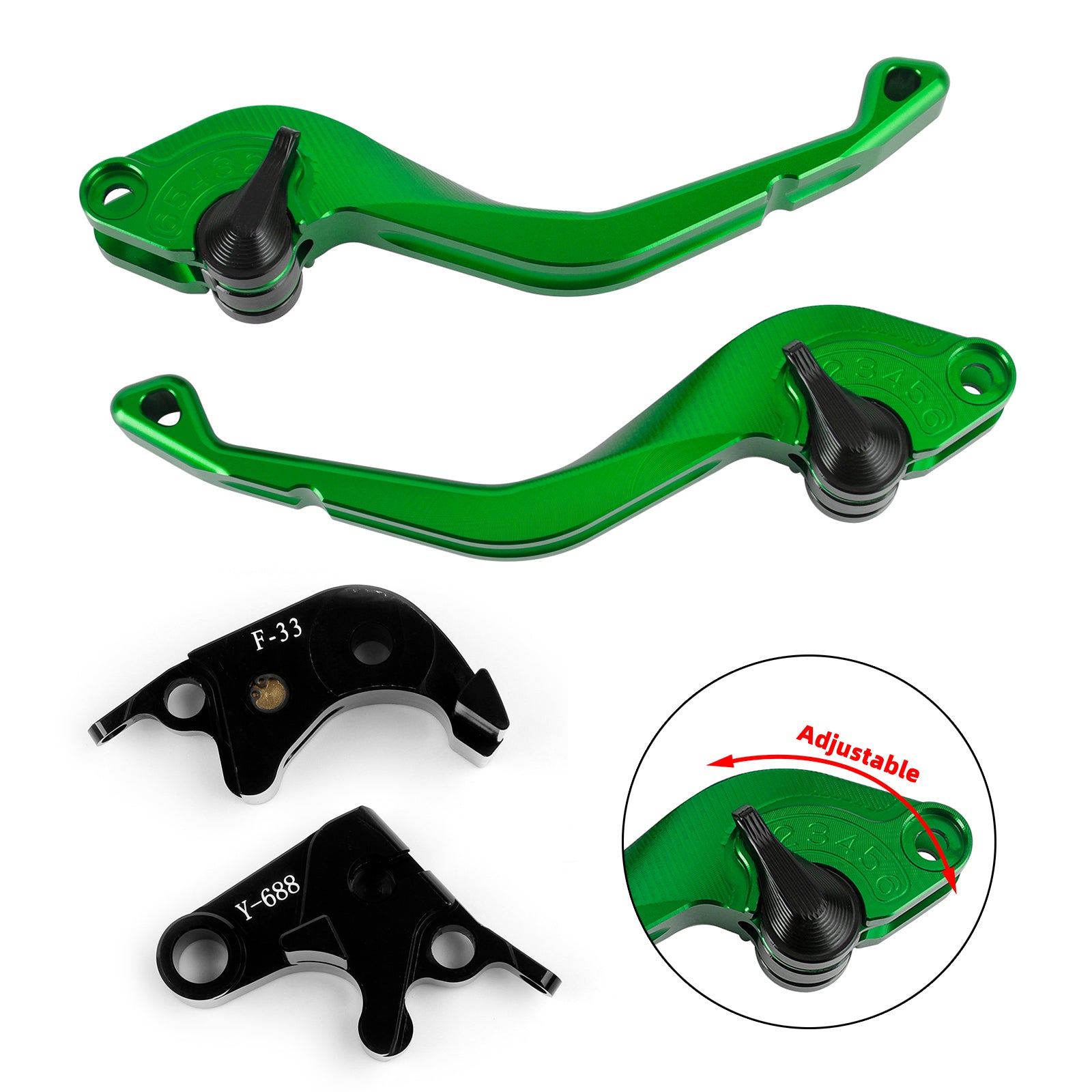 CNC Short Clutch Brake Lever Fit til Honda CBR600RR 07-17 CBR1000RR 08-16