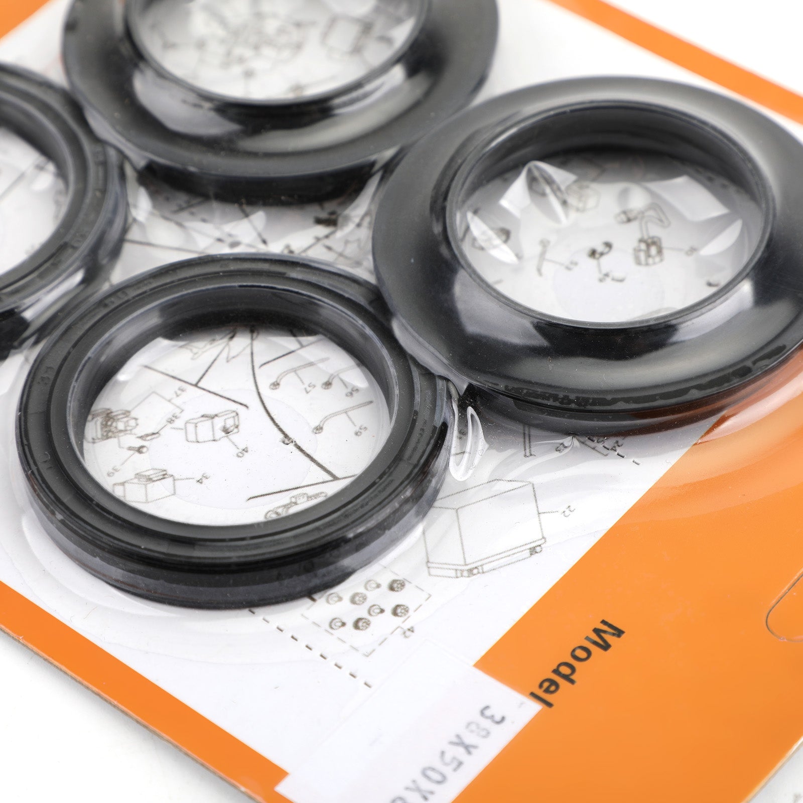 Fork Oil Dust Seal Kit for Kawasaki GPX GPZ ZN KZ 92049-1178,92093-1162 Generic