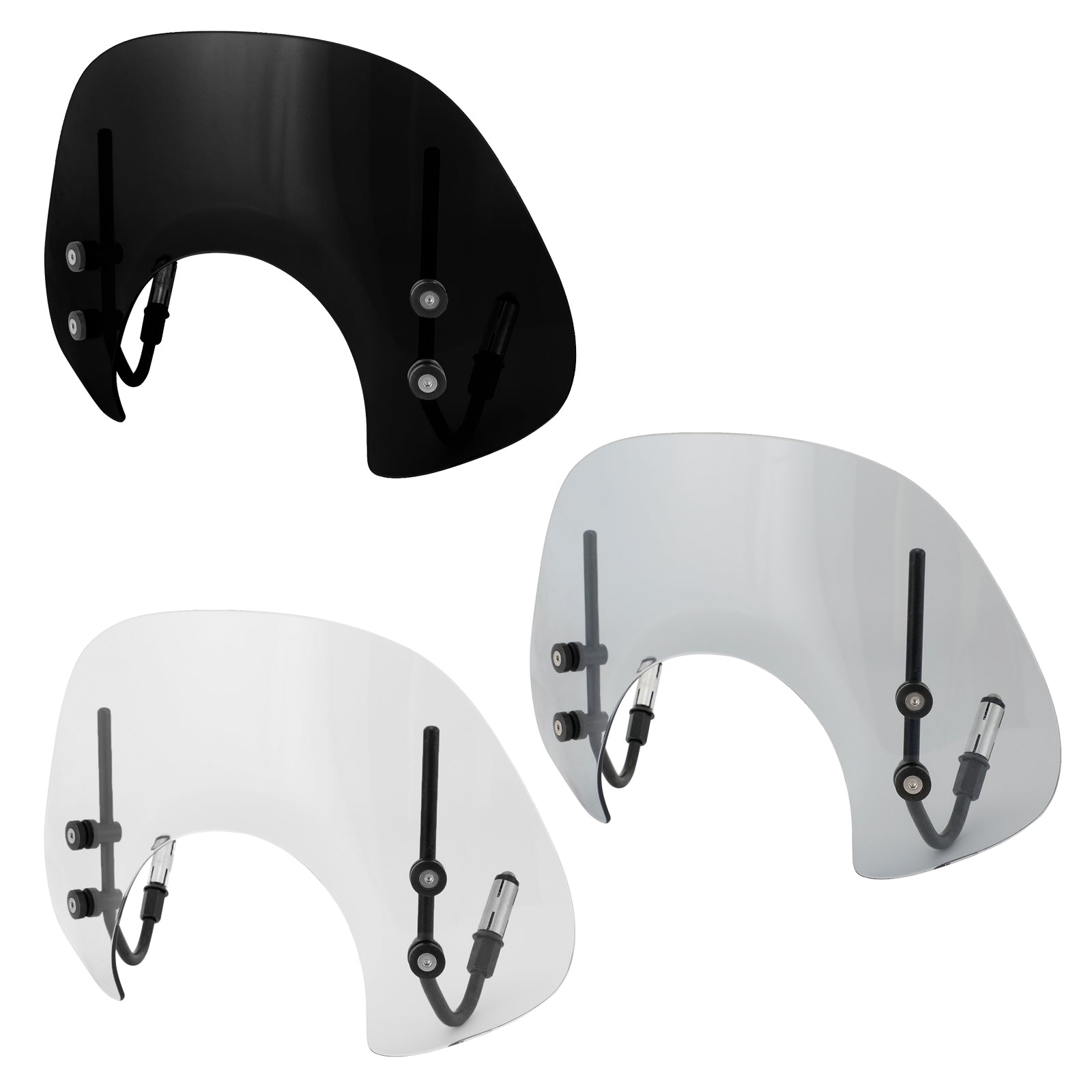 Kort forrude forrude passer til Vespa Primavera 150 2014-2021 generisk