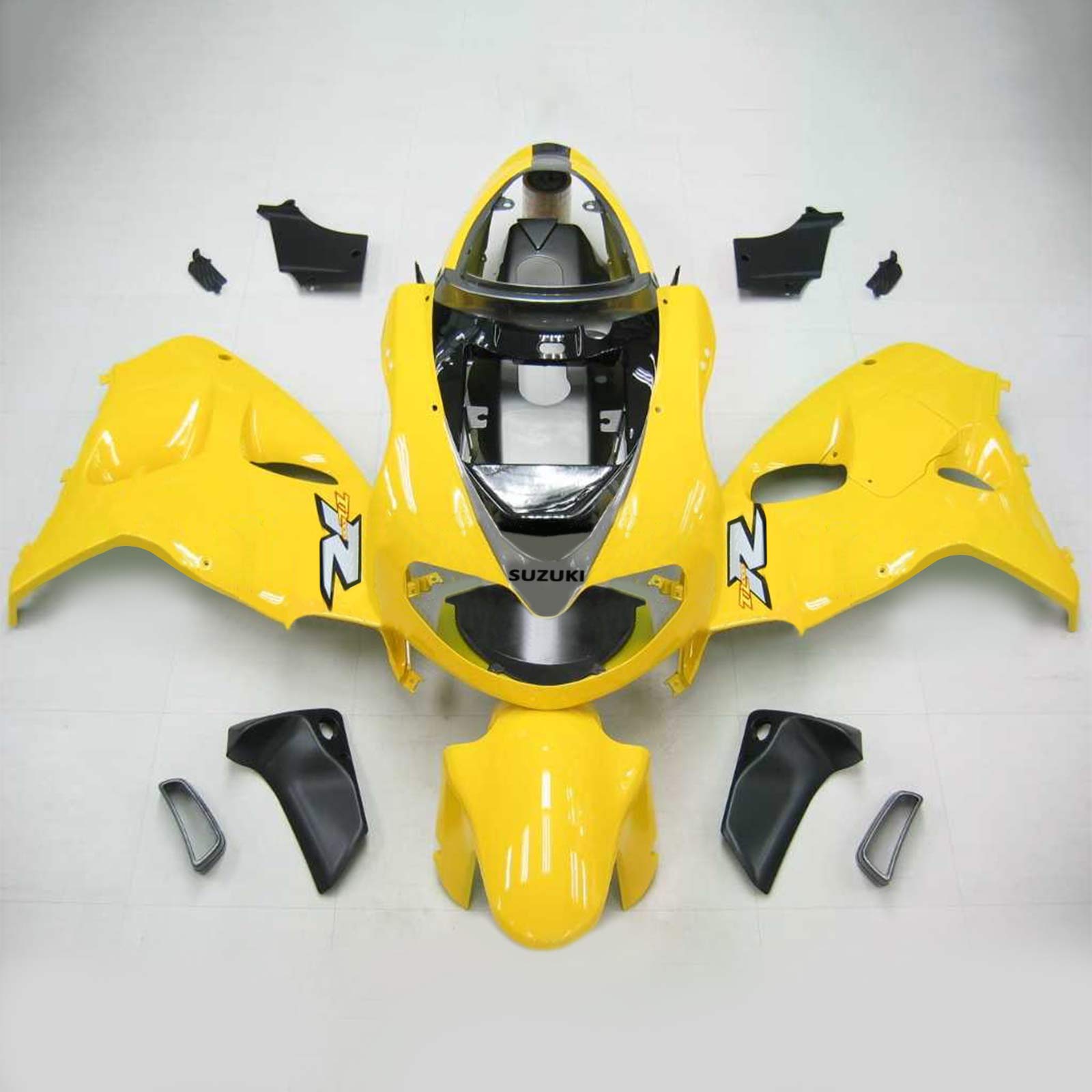 Amotopart 1998-2003 Suzuki TL1000R Fairing Yellow&Black Style3 Kit