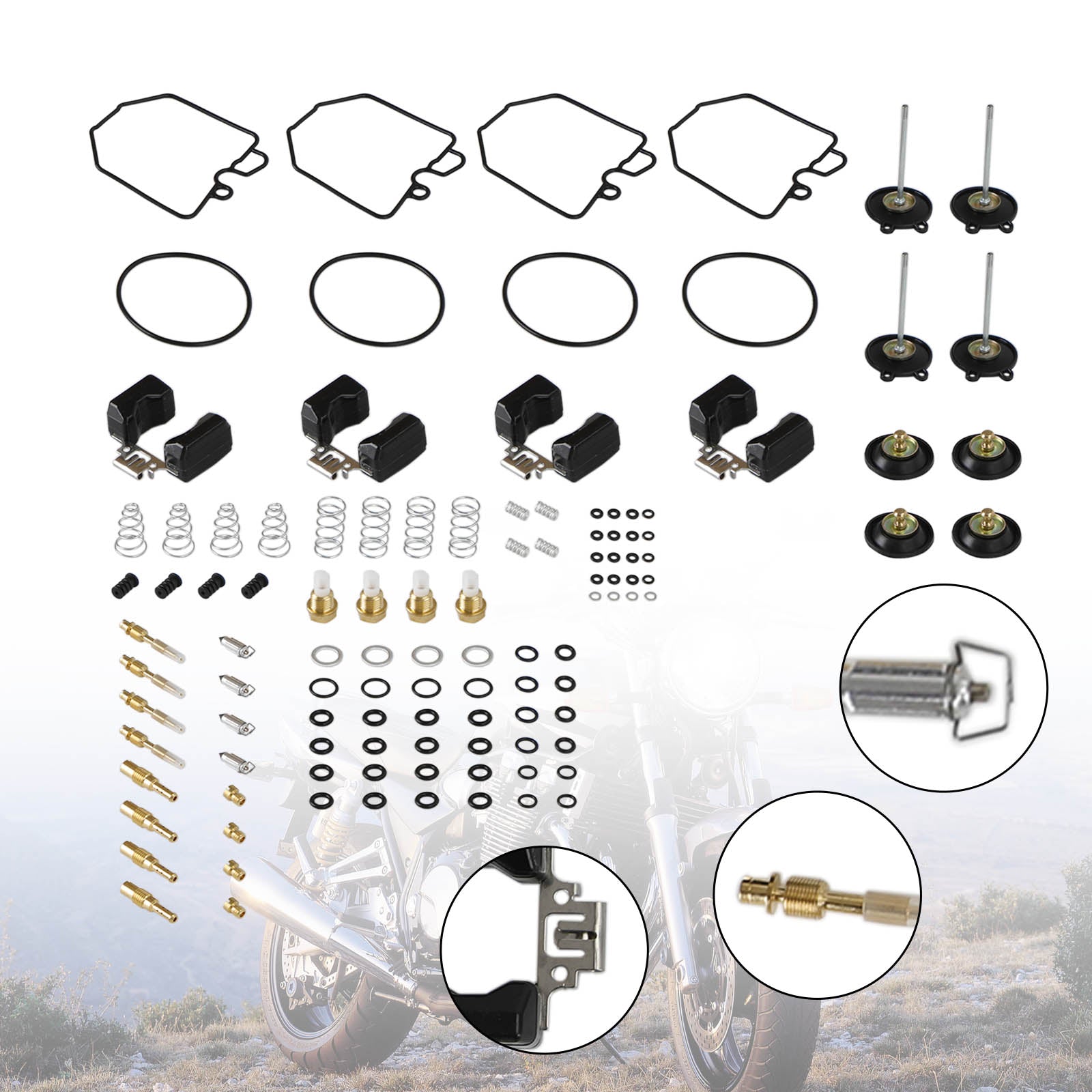 80-83 Honda Goldwing 1100 GL1100 Vergaser Rebuild Reparatur Kit
