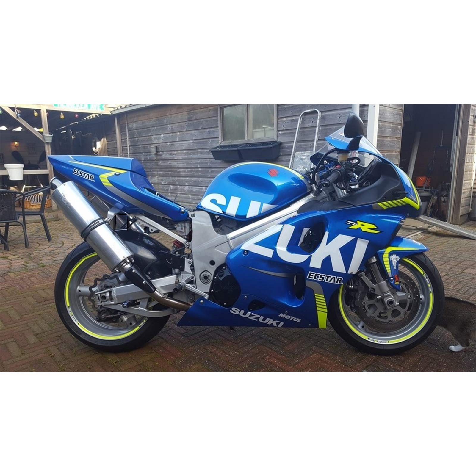 Amotopart 1998-2003 Suzuki TL1000R Fairing Ecstar Blue Kit