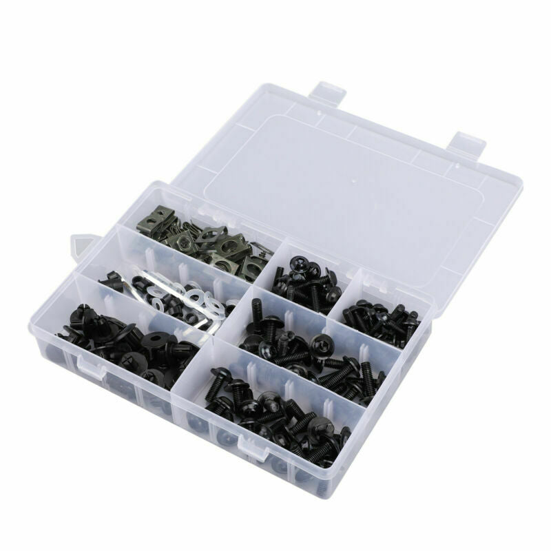 Ducati 1098 Honda CBR600F KAWASAKI NINJA CBR600F MOTORCYCLE FAIRING BOLTS KIT FASTENER CLICKS SKRÆKNING