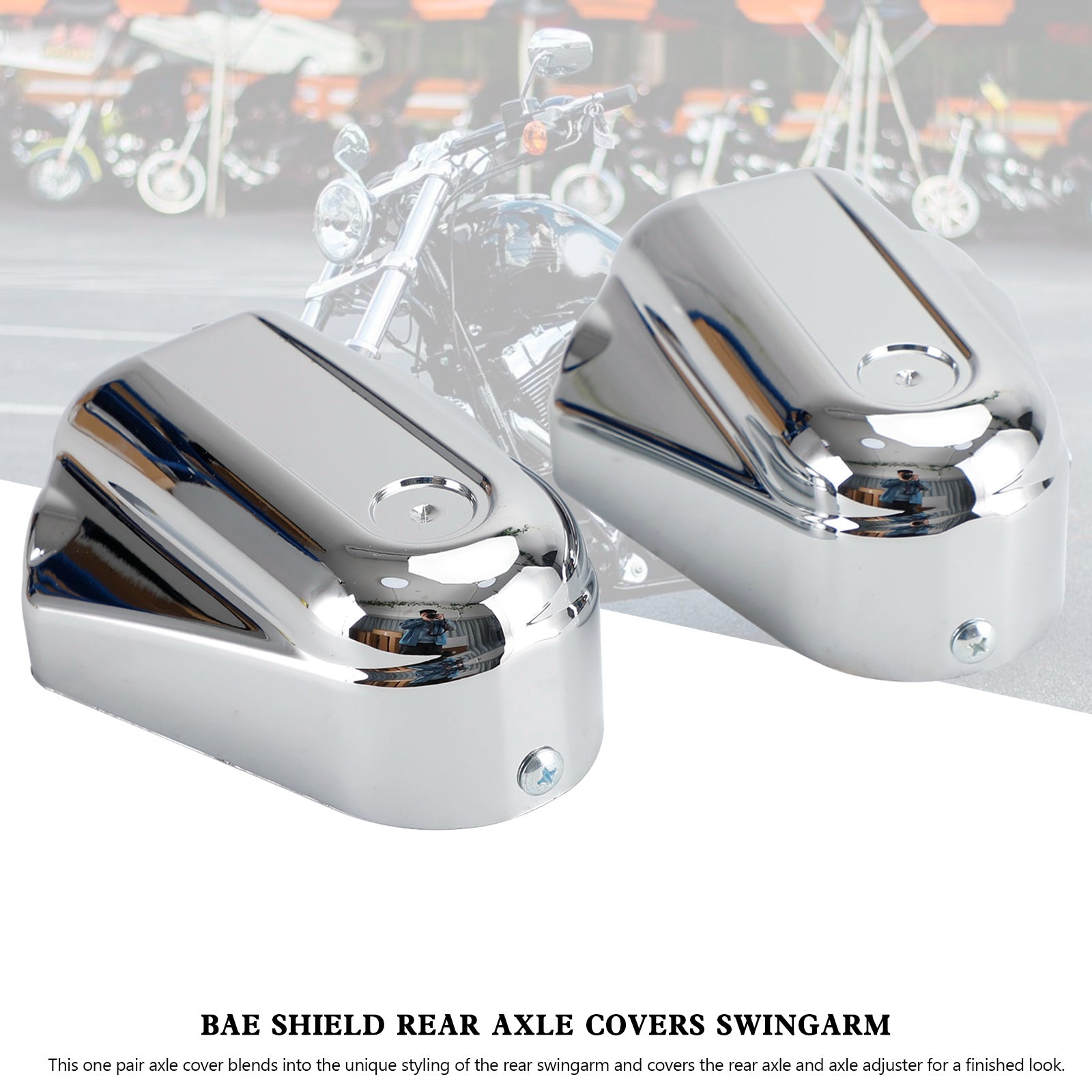 Bar Shield Bakaxel täcker Swingarm för Softail FLS FLSTN 2008-2020