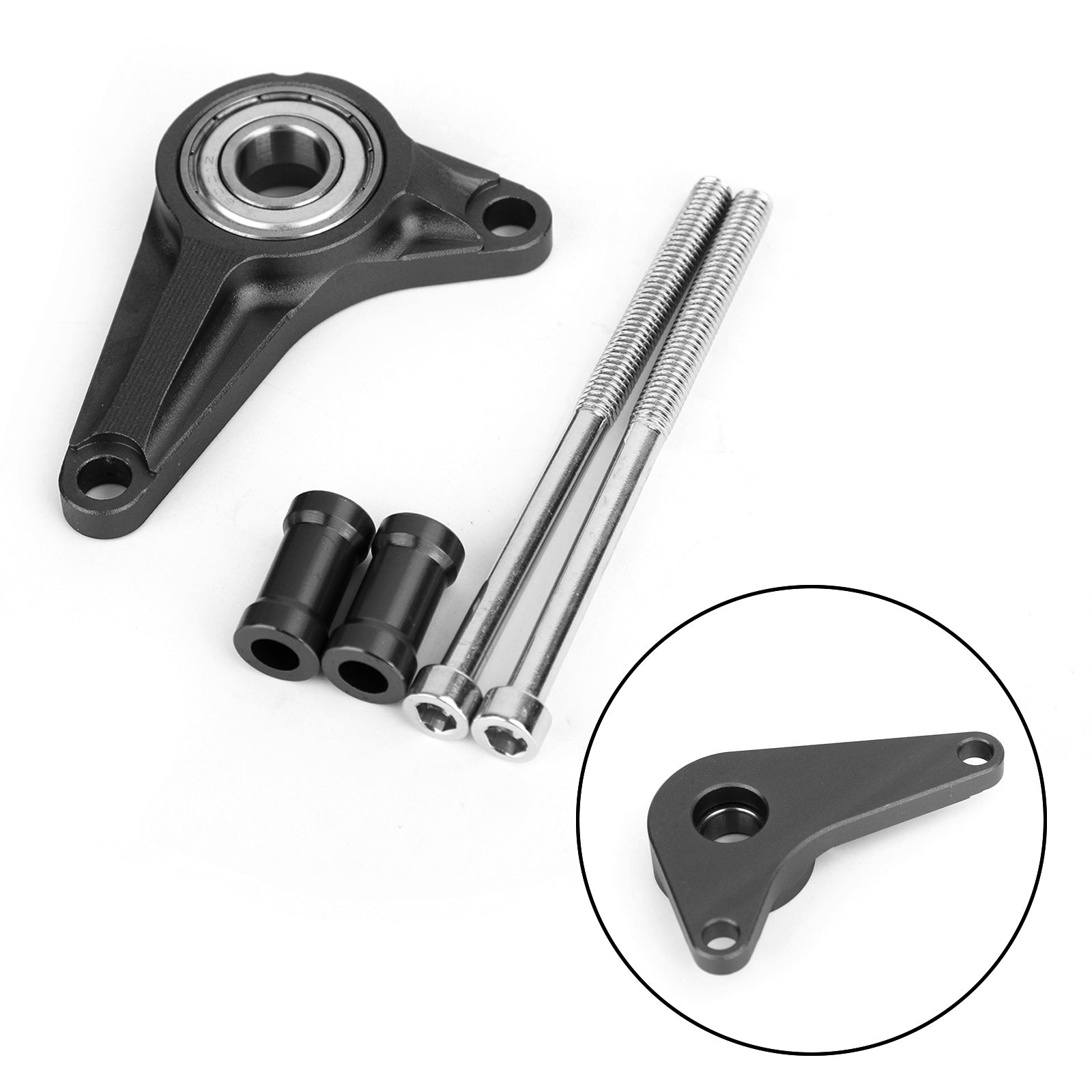 Honda MSX125 Grom 125 13-15 MSX125SF Grom 125 16-19 Shifting Gear Stabilizer w/ Mounting Bolts Black