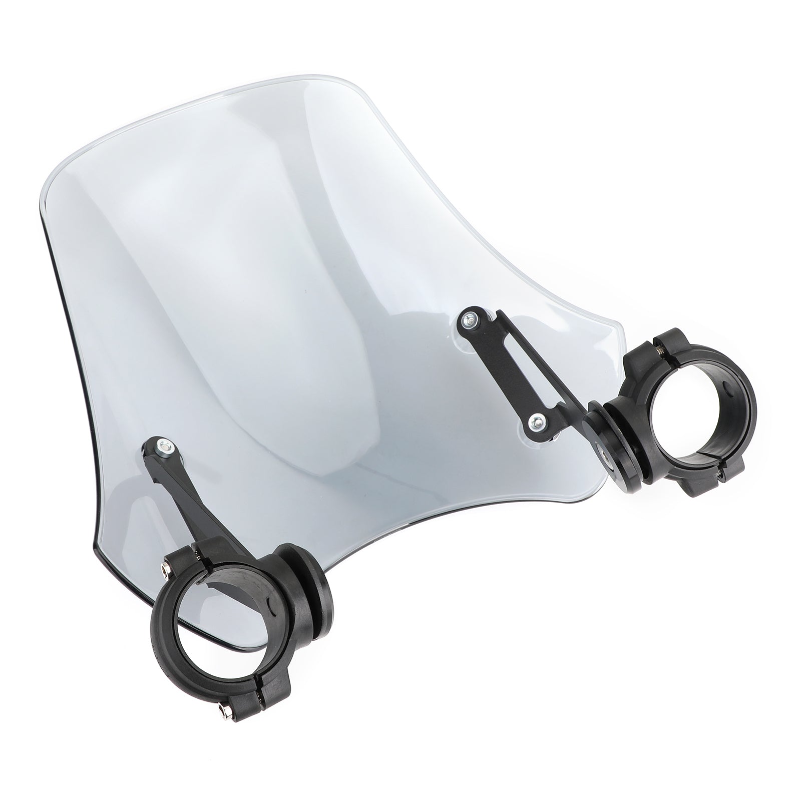 Parabrisas de motocicleta ABS para modelos Harley Dyna Softail gris genérico