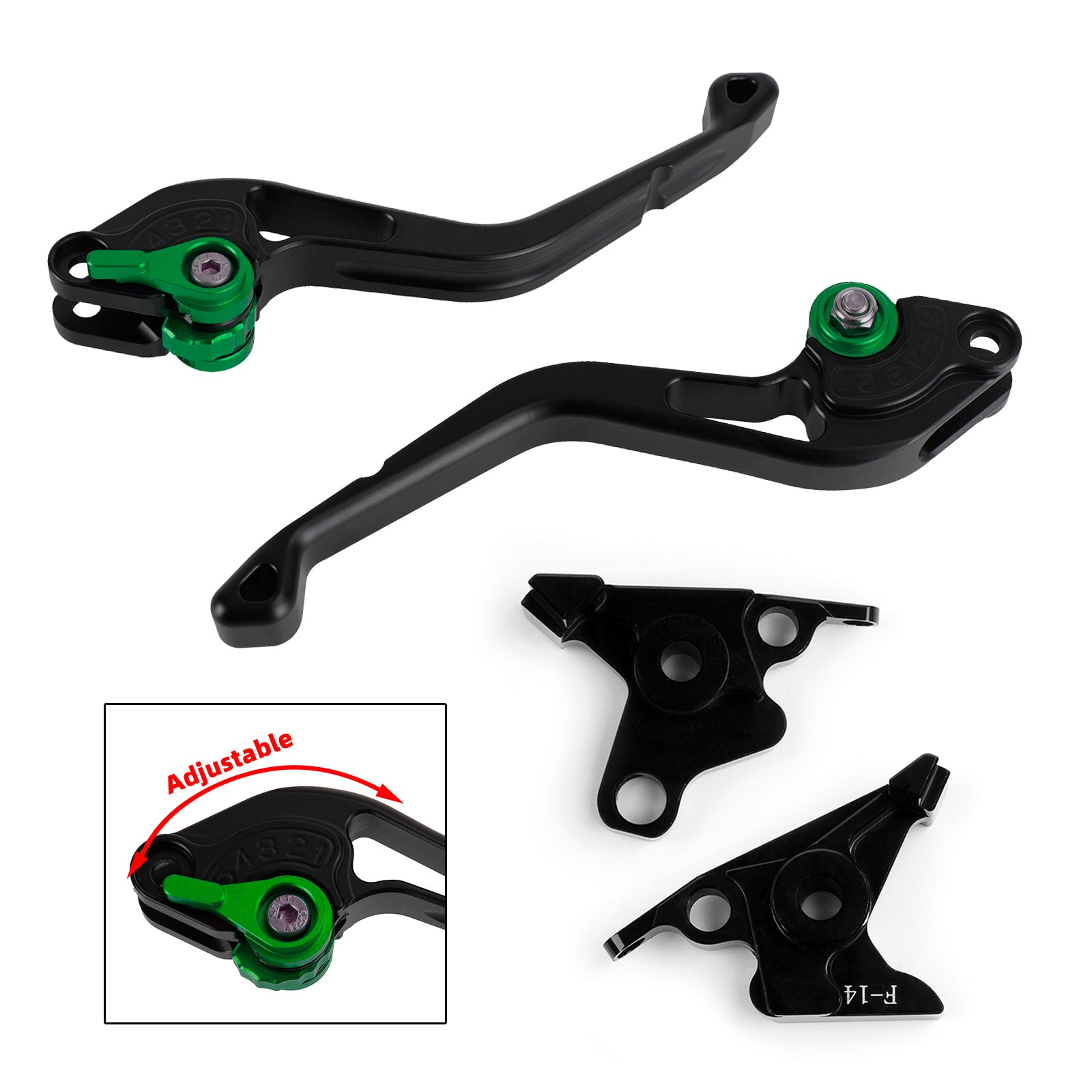 NEW Short Clutch Brake Lever fit for Kawasaki ZRX1100 ZZR1200 ZX7R ZG1000
