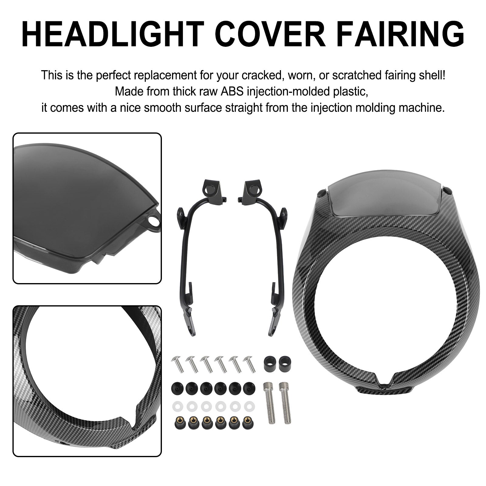Forlight Fairing Screen Windshield Cover til Honda Rebel CMX 1100 CM1100 2021 Generisk