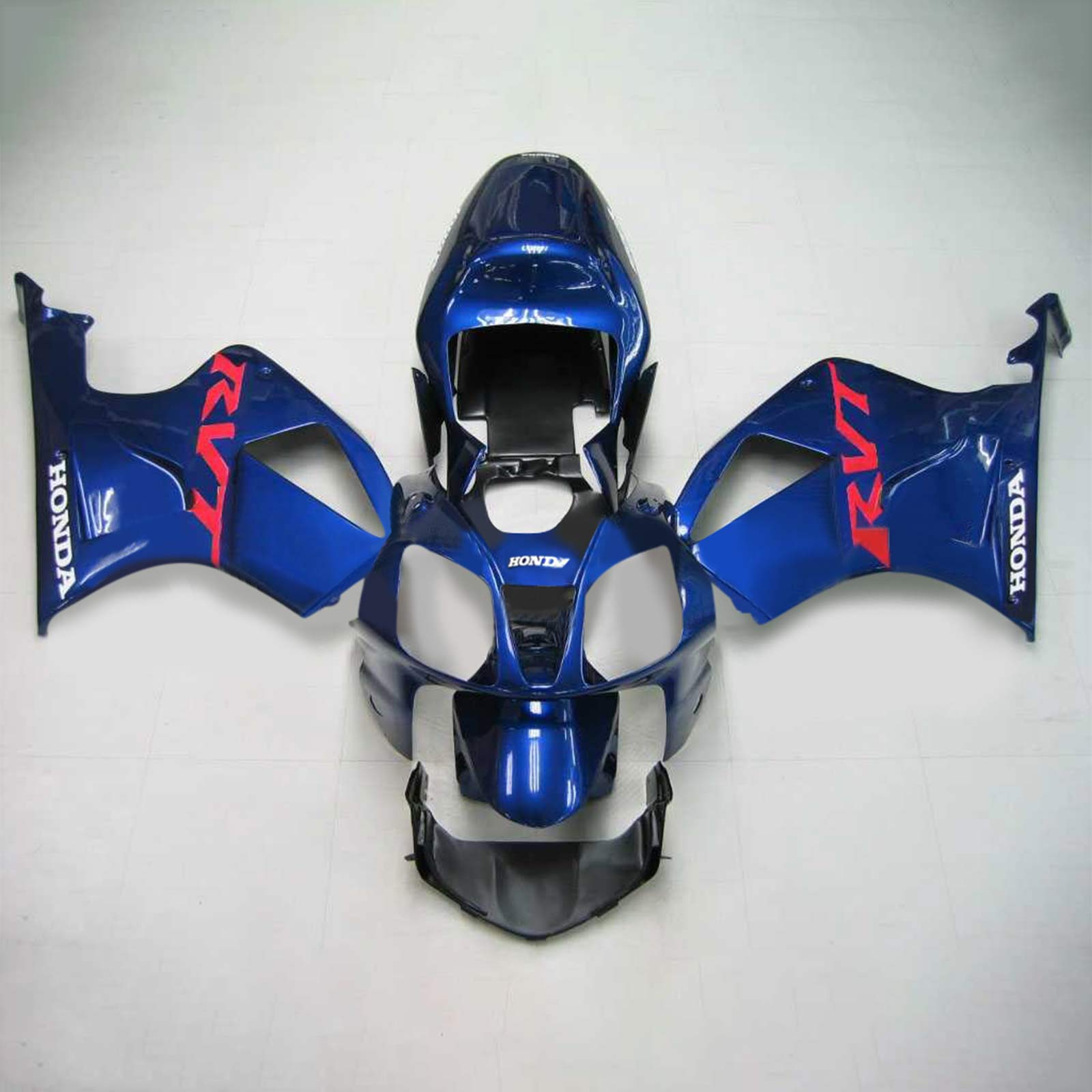 Amotopart 2000-2006 Honda VTR1000 RC51 Fairing Blue&Red Kit