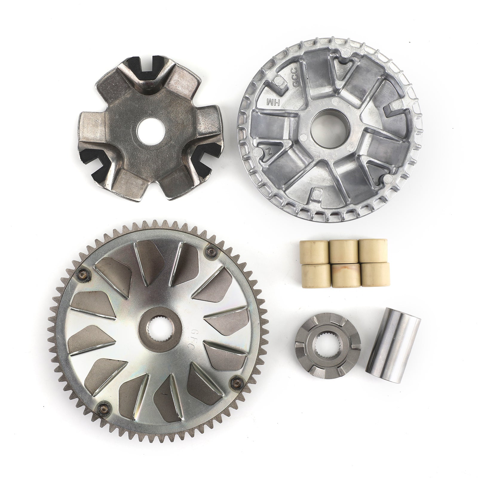 Honda 03-08 SCV100 Lead Beat & 05-08 SCV100F Beat Lead Complete Clutch Face Drive Kit m/Rollers & Shaft