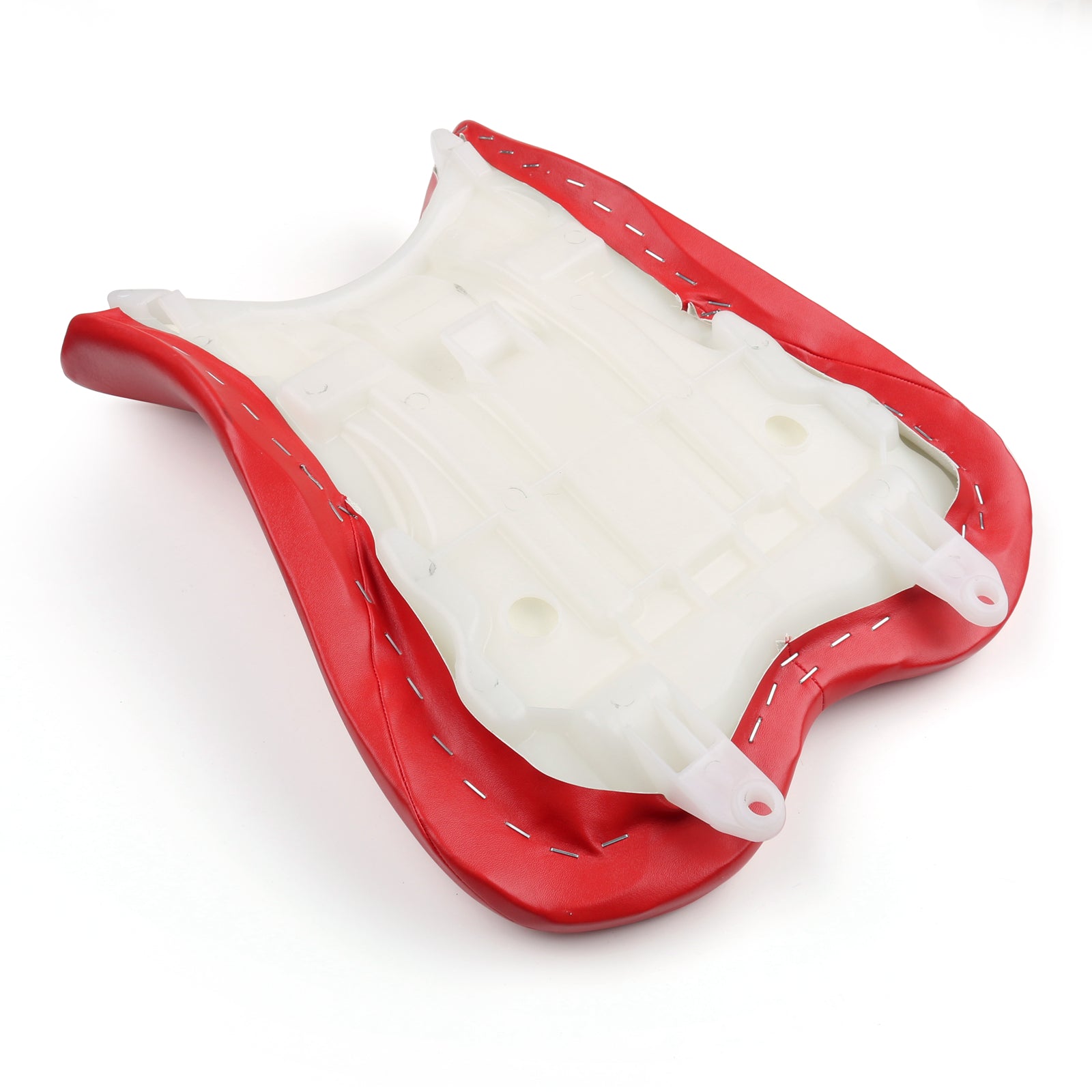 Front Rider Seat Leather Cover Fit for Yamaha YZF R1 2009-2011 Rød generisk