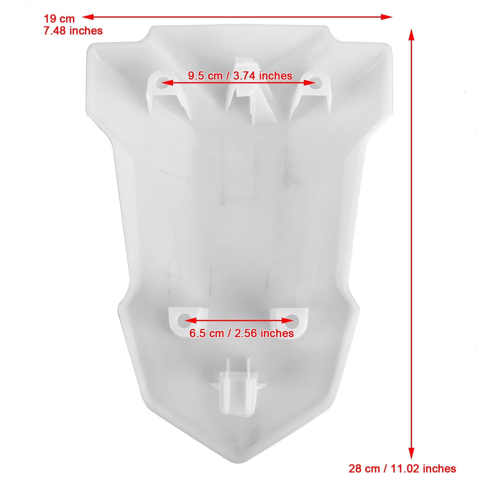 2019-2022 BMW S1000RR White Motorcycle Rear Seat Cover Tail Cowl Fairing