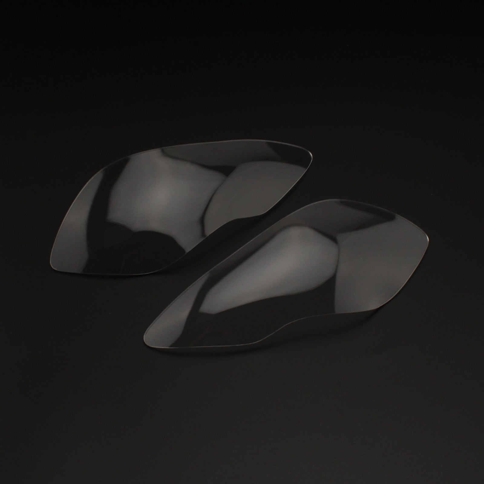 Protector de lente de faro delantero para Kawasaki Zx-636R Zx-6R 09-18, humo genérico