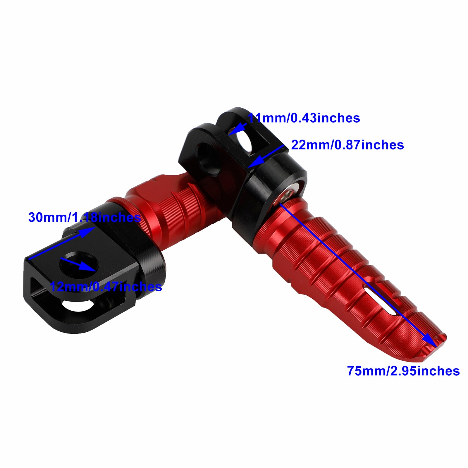 Front Footstests Foot Peg Fit For CFMOTO 250SR 250NK 400NK 650NK 400GT 2019-2022