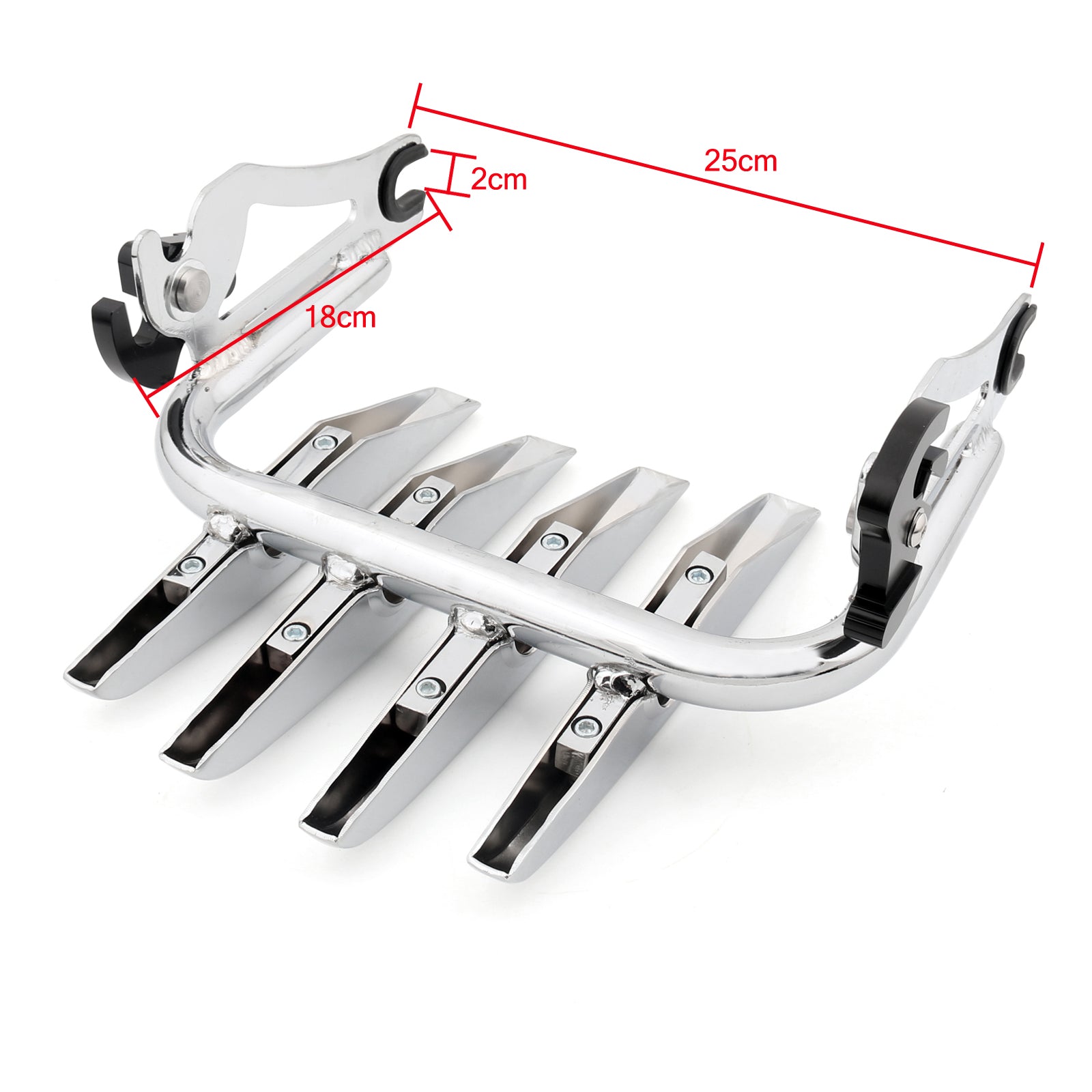 取り外し可能なステルス荷物ラック ツーリング FLHX FLHR FLHT FLTR 09+ BLK 汎用フェデックス エクスプレス配送