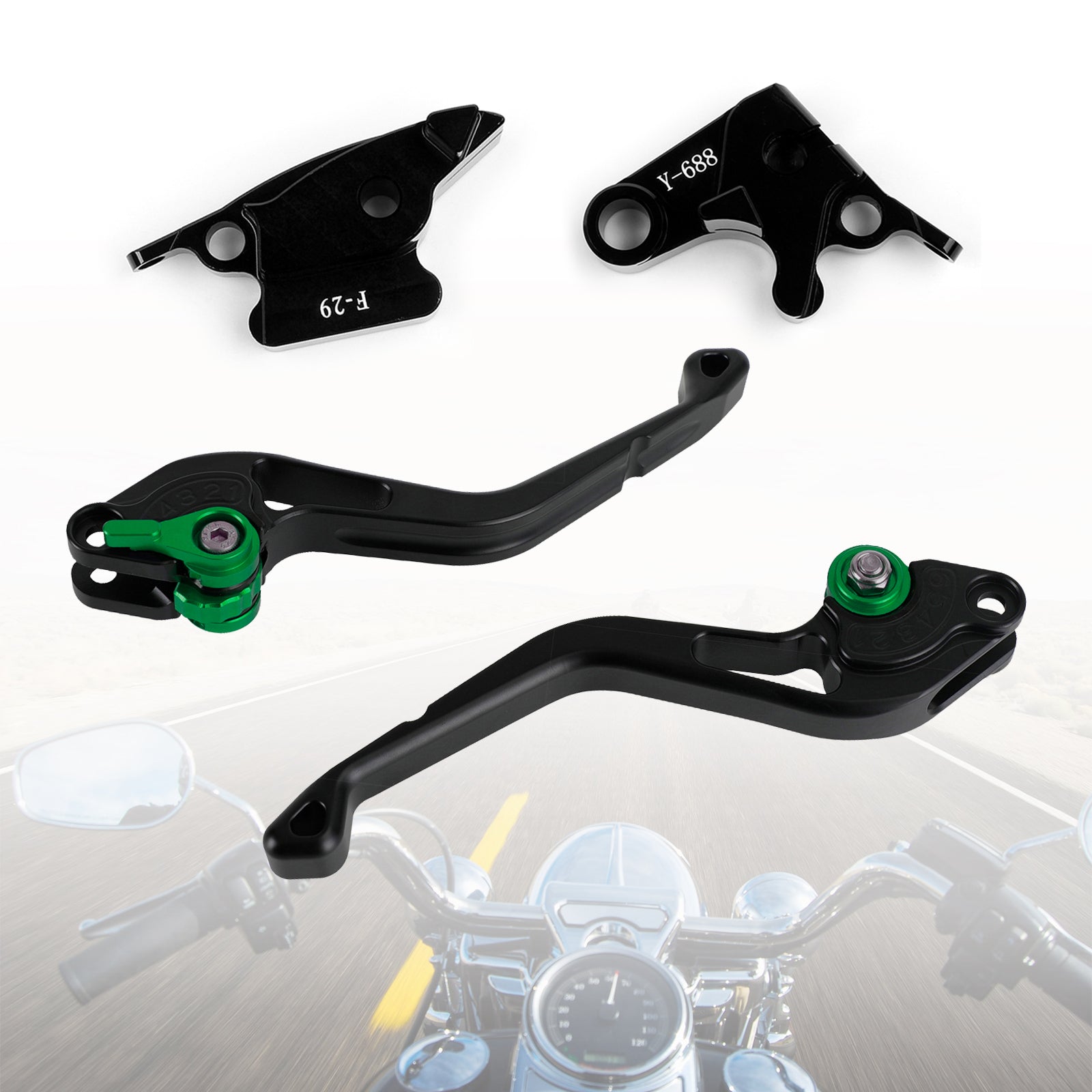 Ny kort kopplingsbromsspak Fit för Honda CBR600RR 03-06 CBR954RR 02-2003