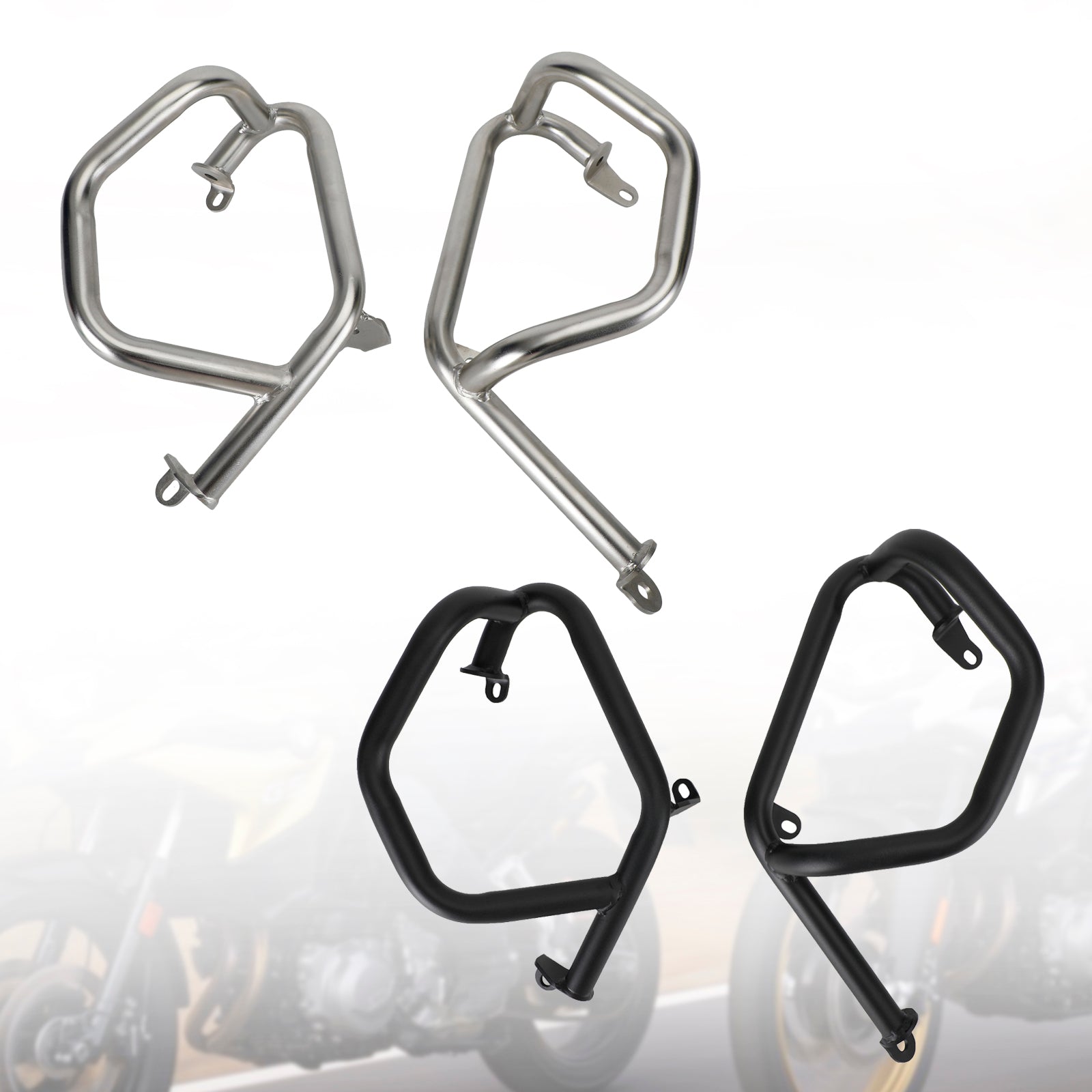 Engine Protect Guard Frame Lower Crash Bar For BMW F750Gs F850Gs 18-22 19 Silver