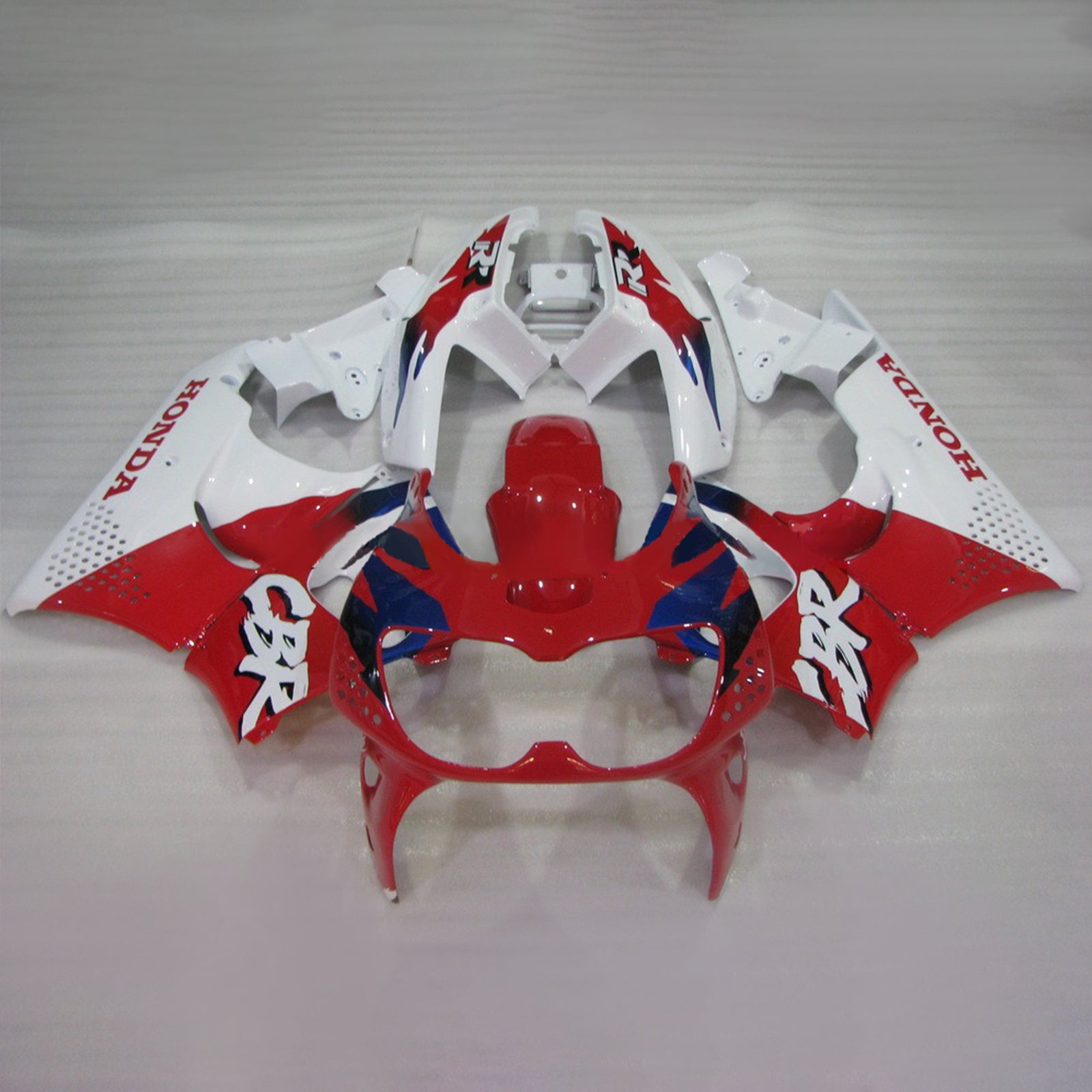 Amotopart 1994-1995 Honda CBR900RR 893 Fairing Red & Blue Style4 Kit