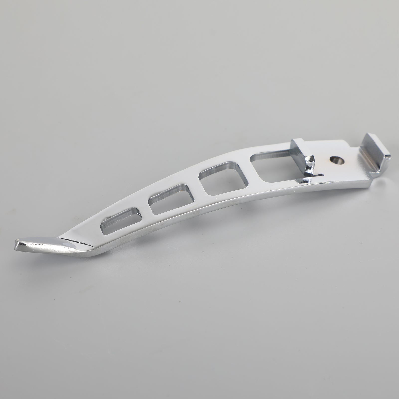 Motorcykel Chrome Stand Kickstand Extension Foot Pedal för Harley Dyna 93-17 Generic