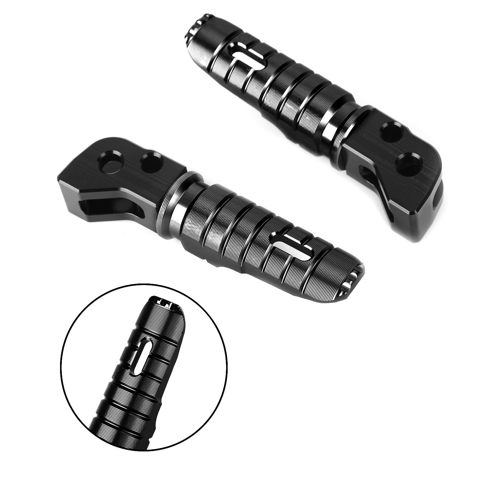 Bagerste fodstøtter fodpinde Fit til Husqvarna Vitpilen Svartpilen 250 401 2019-2021 Generisk