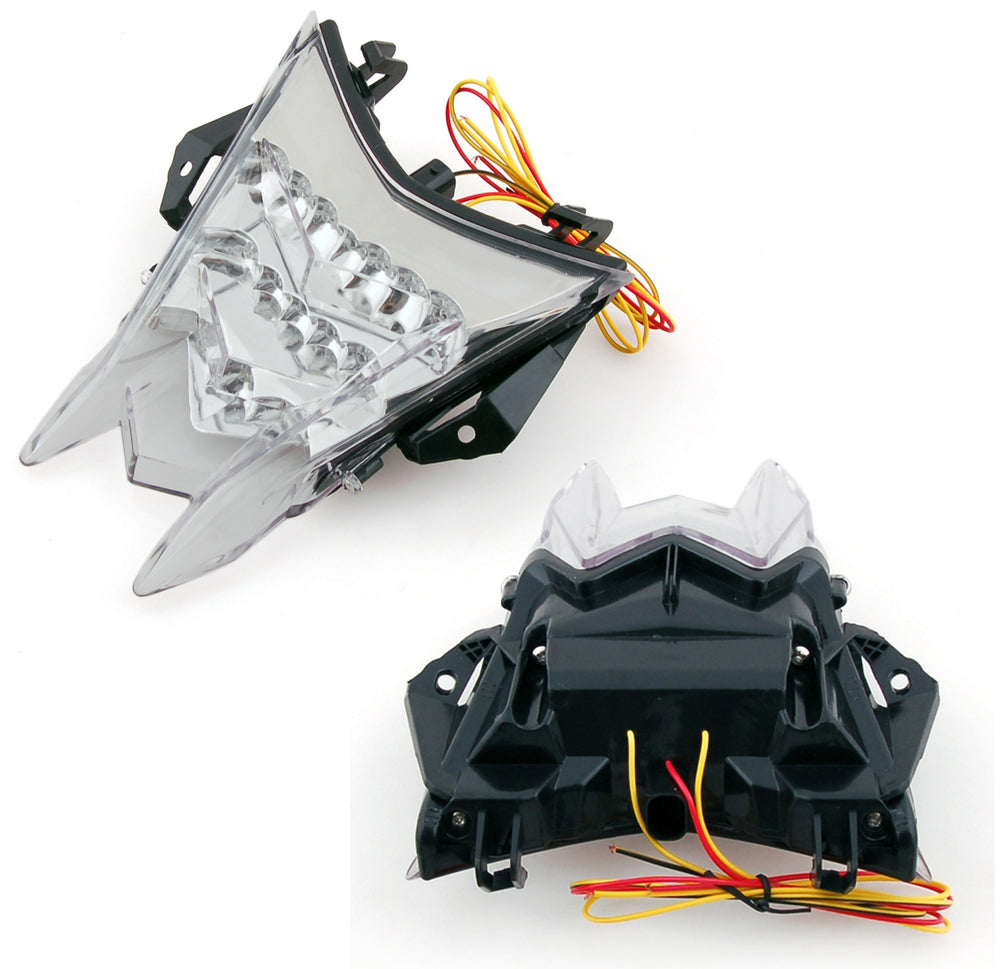 09-18 BMW S1000 Clear LED Tail Fight Light + clignollants