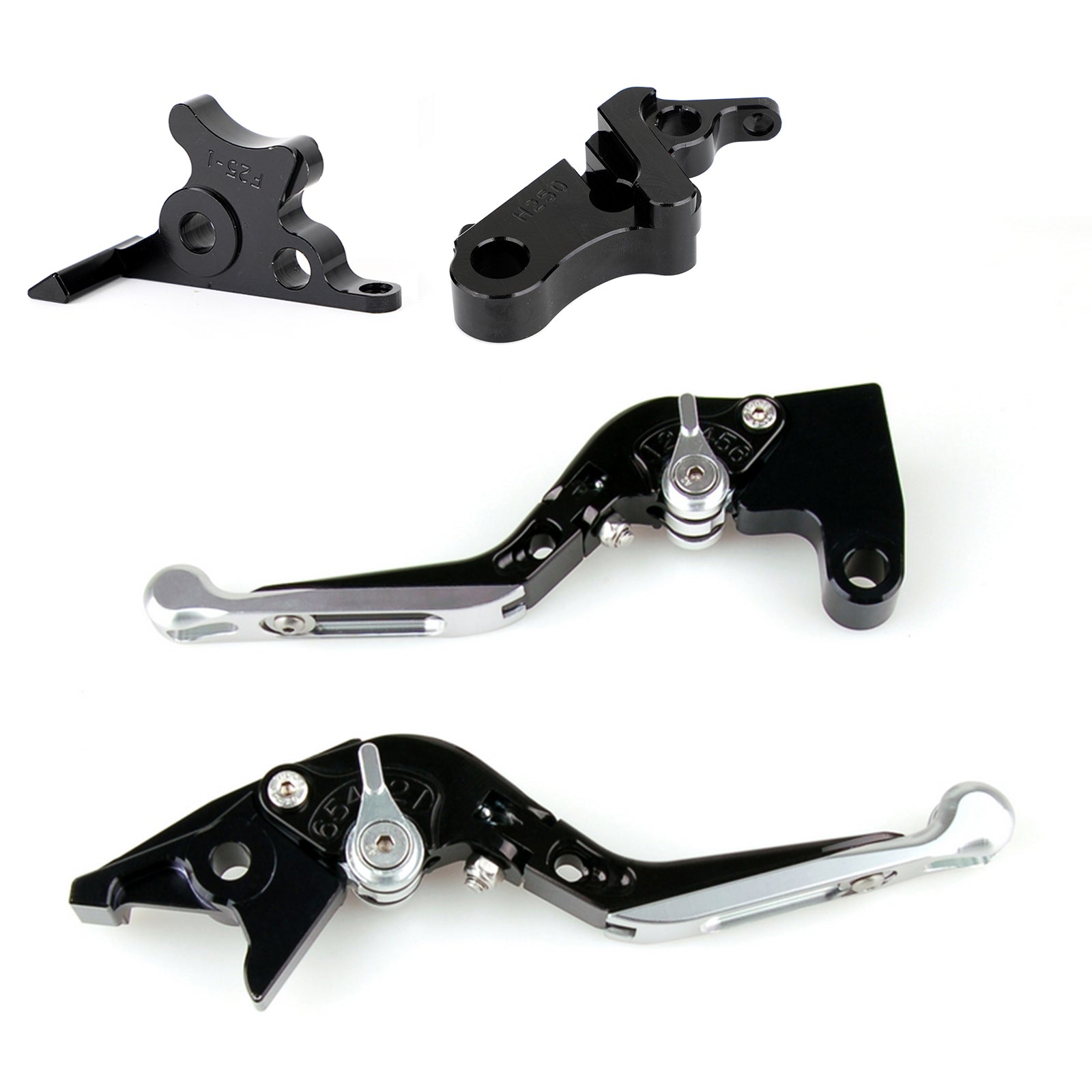 Palanca de freno de embrague ajustable para Honda CBR500R/CB500F 19-21 CBR300R 19-21 Genérico