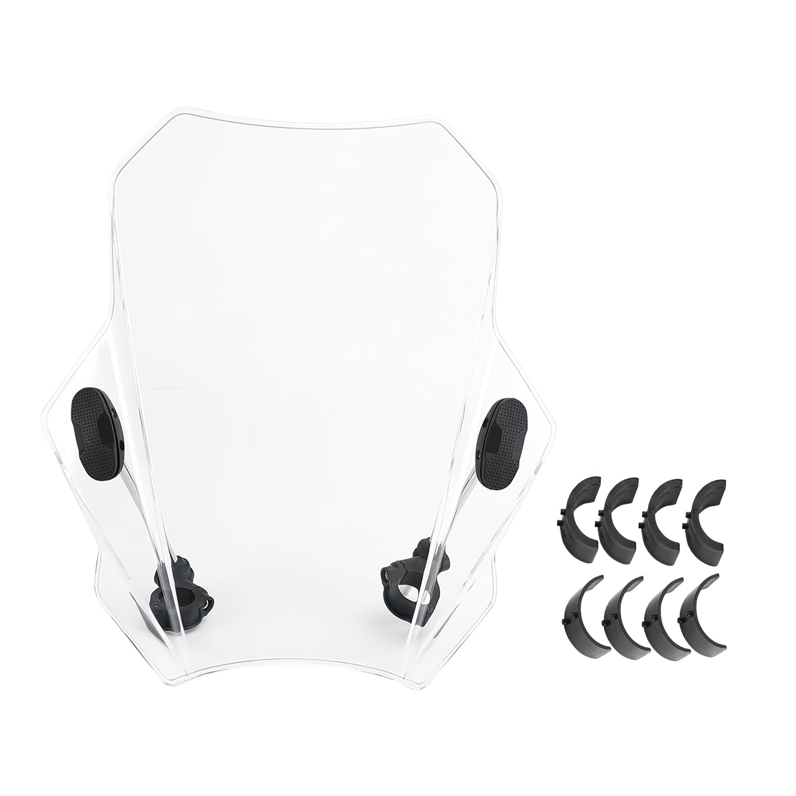 Universal Motorrad einstellbarer Windschirm Windschutzscheibe 22 mm 25 mm 28 mm Lenker Generikum