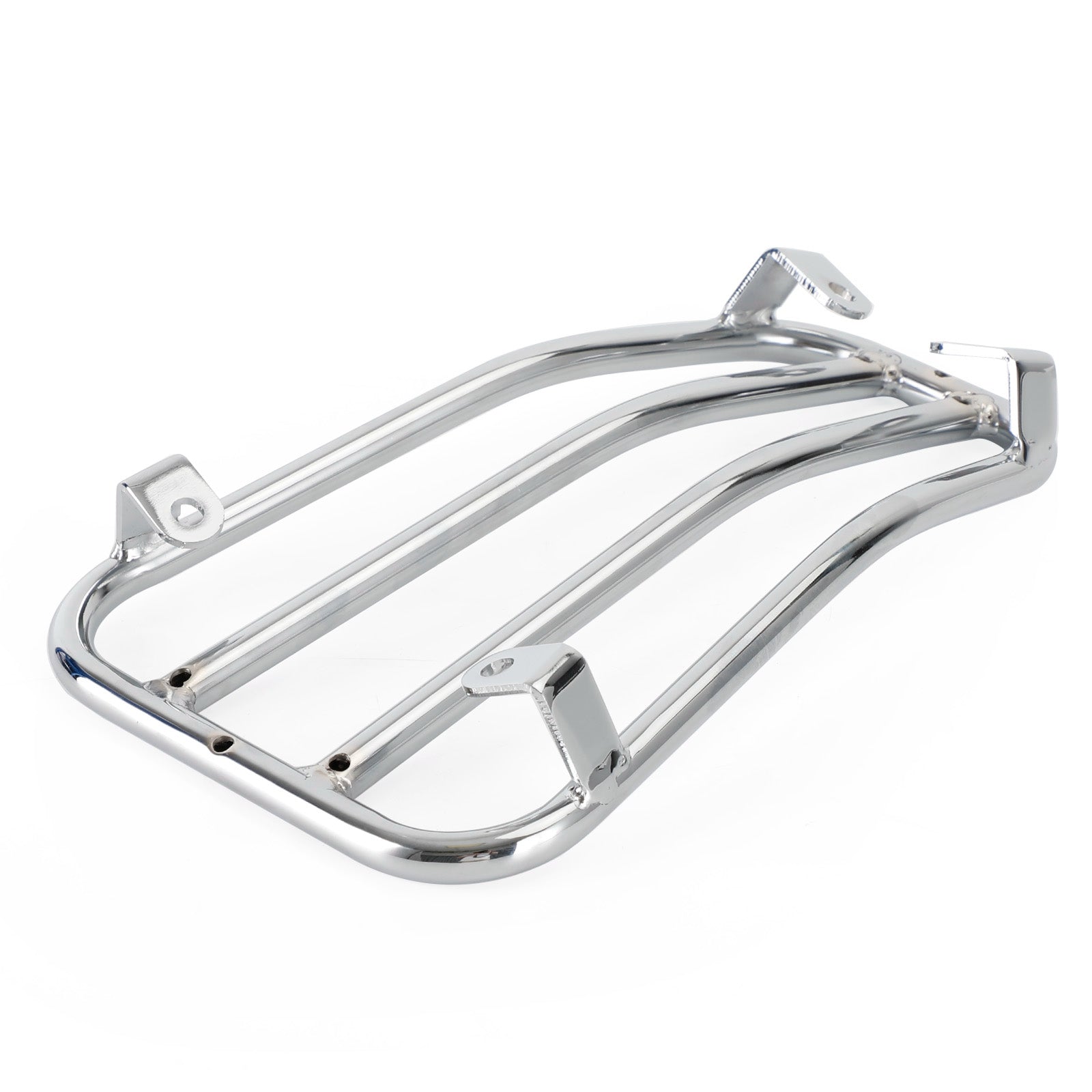 Chrome Floor Board Bagage Carry Support Rack för Vespa Primavera Sprint 125 150