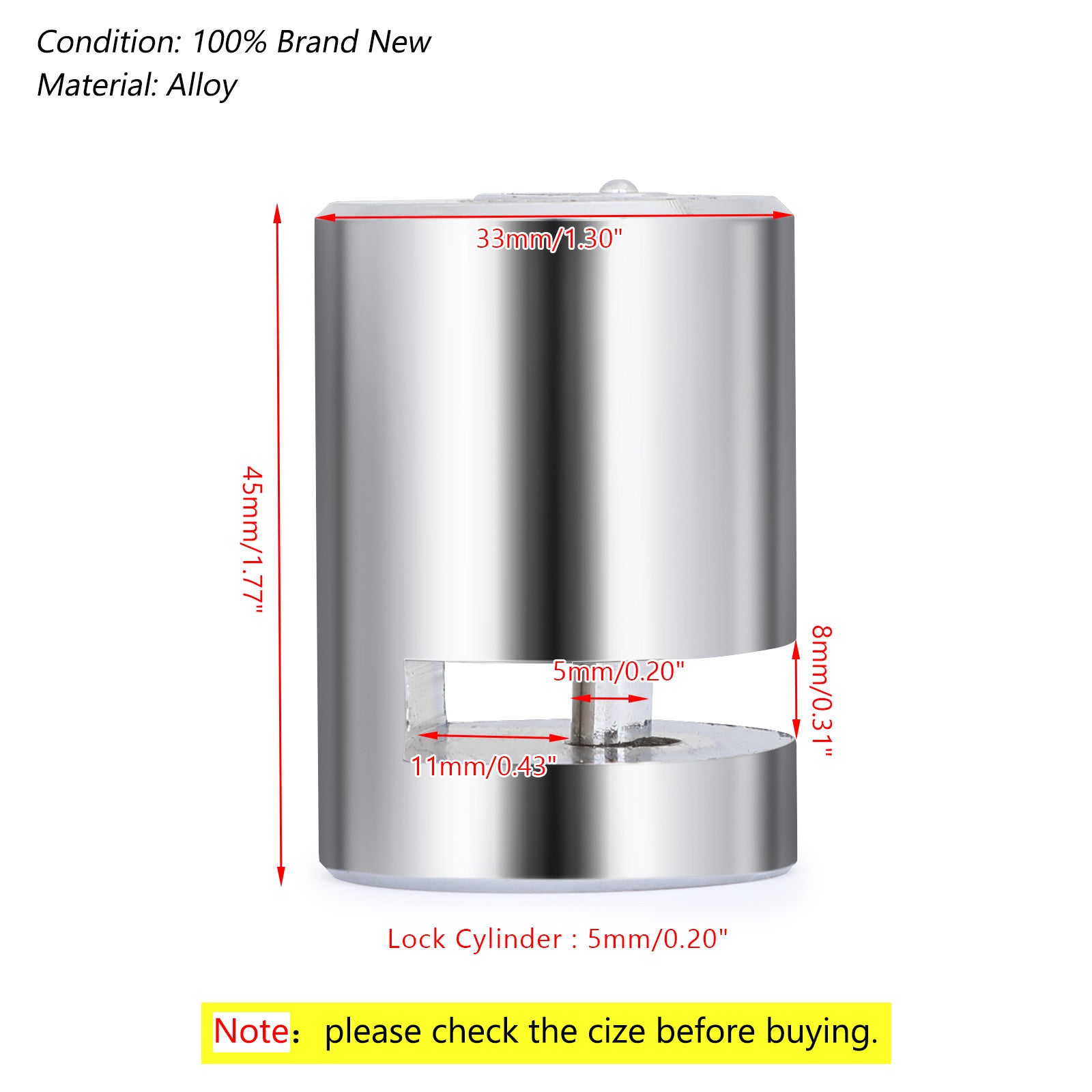 Bärbar hjulskiva bromslås universell passform för det mesta av motorcykel och cykel