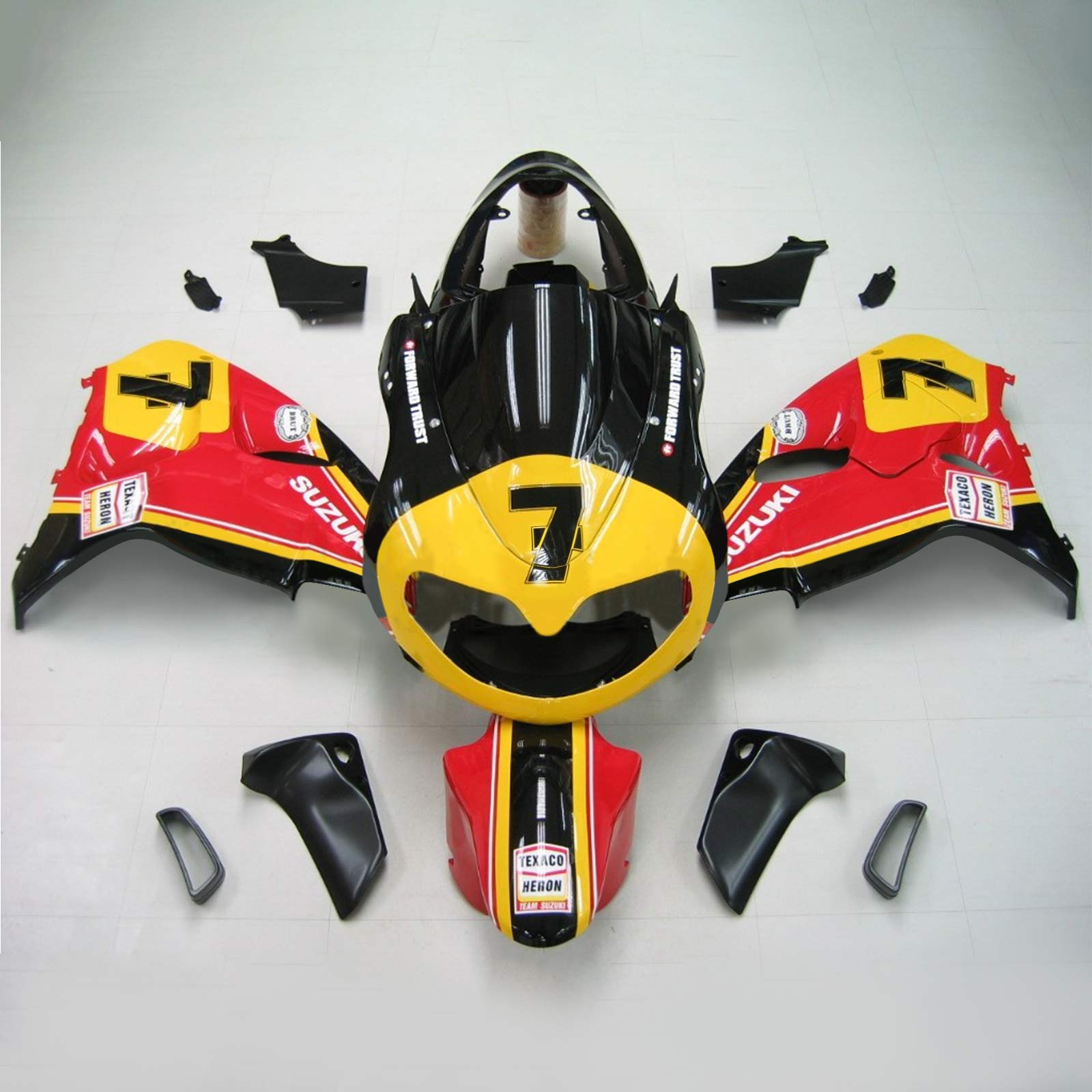 Amotopart 1998-2003 Suzuki TL1000R Fairing Red & Yellow Kit