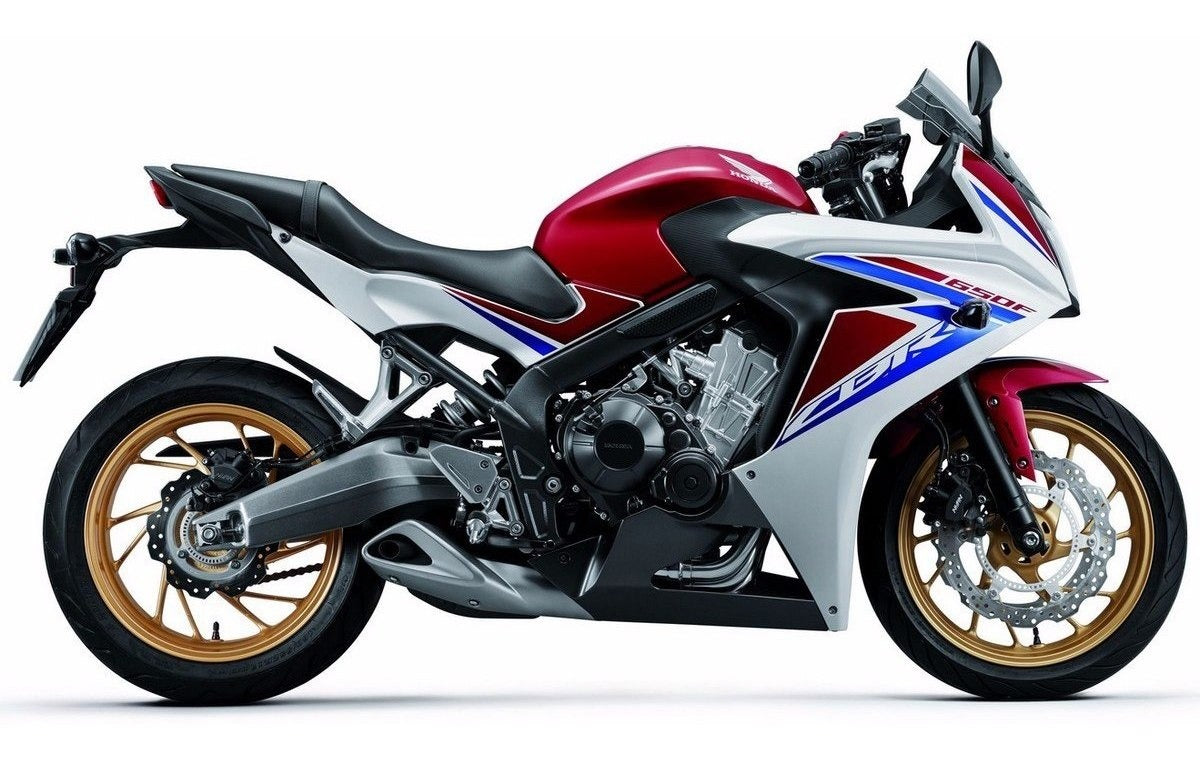 AMOTOPART HONDA CBR650F 2014-2016 RED & BLAUWE Fairing Kit