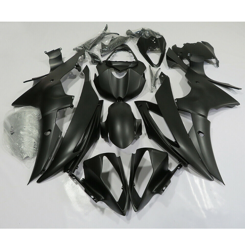 Amotopart 2008-2016 Yamaha YZF-R6 Abkehre Matt Black Abzugskit