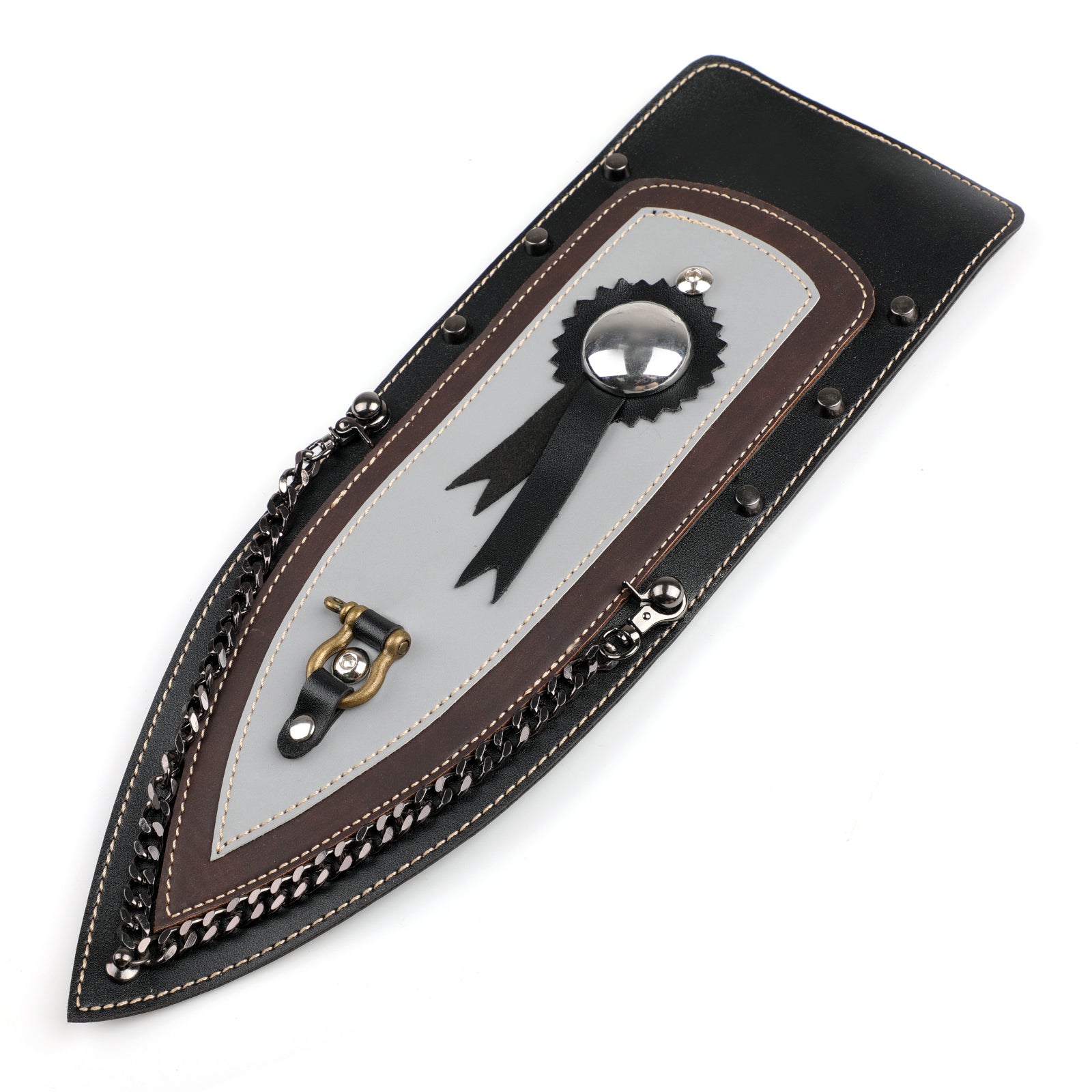 Bibe de pára-choque traseiro liso de couro para 04-16 Harley Sportster XL883 Solo Seat Genérico