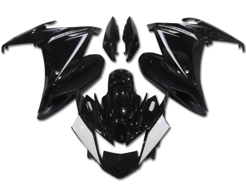 Amotopart Yamaha FZ6R 2009 2015 Black Fairing Kit amotopart-yamaha-fz6r-2009-2015-black-fairing-kit