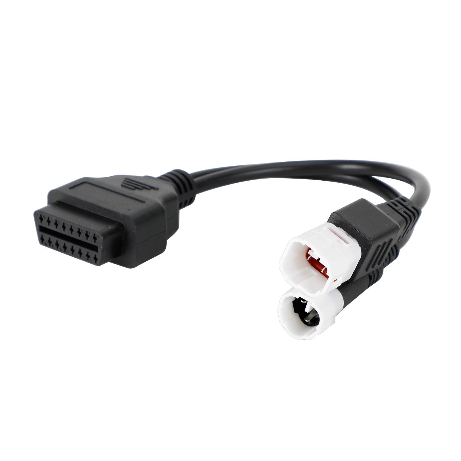 Conector adaptador de diagnóstico OBD2 2 en 1 de 3 pines y 4 pines para motocicleta Yamaha