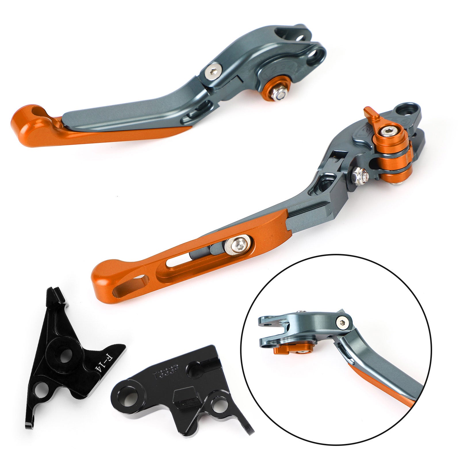 Justerbar udvidelig bremsekoblingshåndtag til Trident 2022 Bobber 17-19 Tiger 800 Generisk