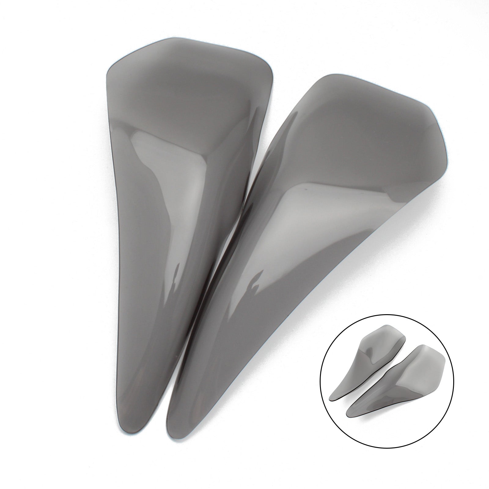 Frontlampe Linse Forlygterbeskyttelse Fit til Yamaha Force 155 16-21 Røg Generisk