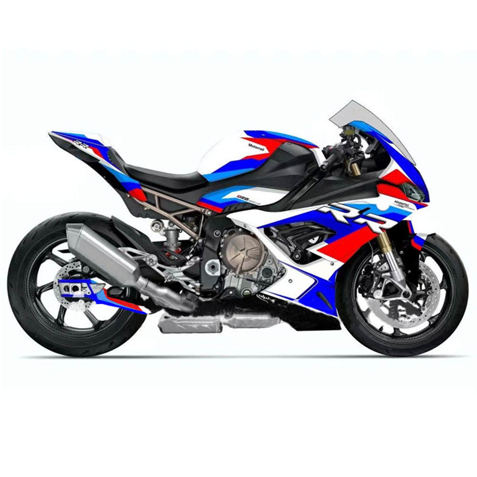 AMOTOPART 2019-2022 BMW S1000RR/M1000RR RACING BLAND BLUE CAIRING Kit