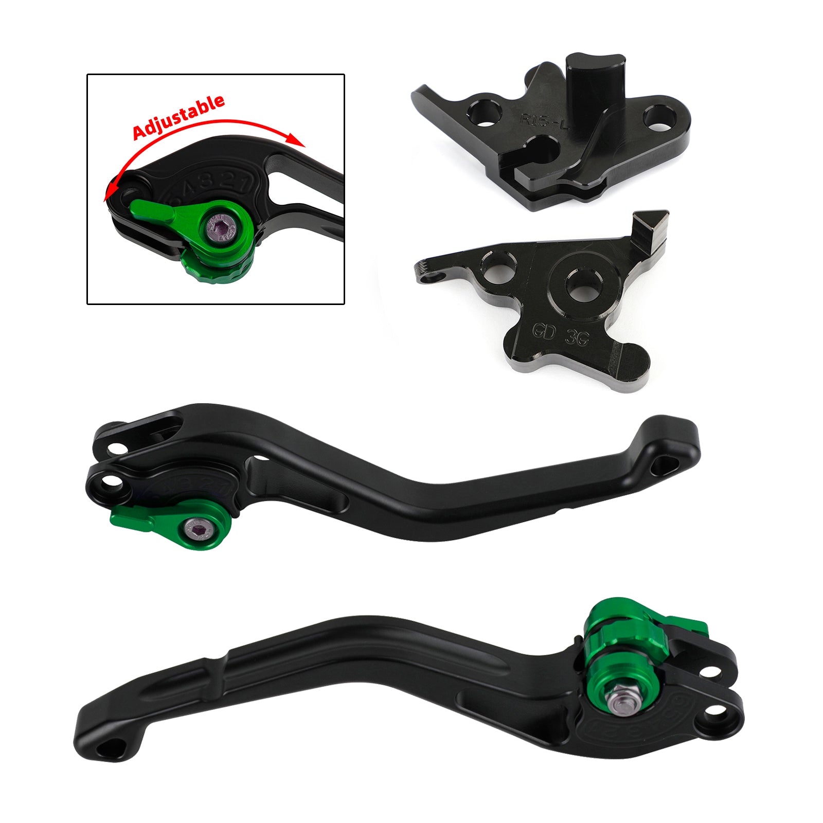 Ny kort kopplingsbromsspak för Amaha MT125 2014-2019