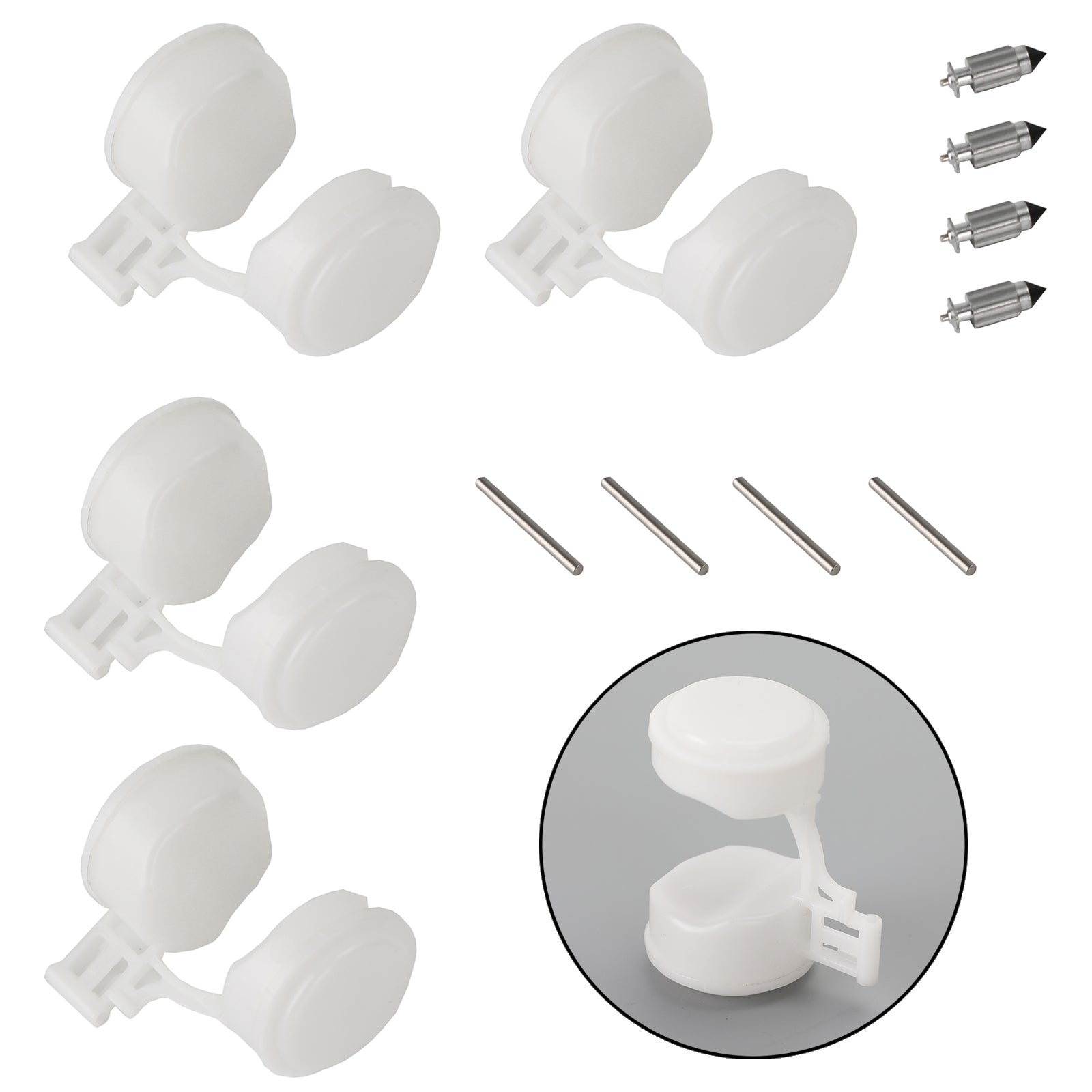 4x Vergaser Reparaturkit Schwimmer Set für Honda CBR600 CBR750 CBR1000 CB1000 Generic