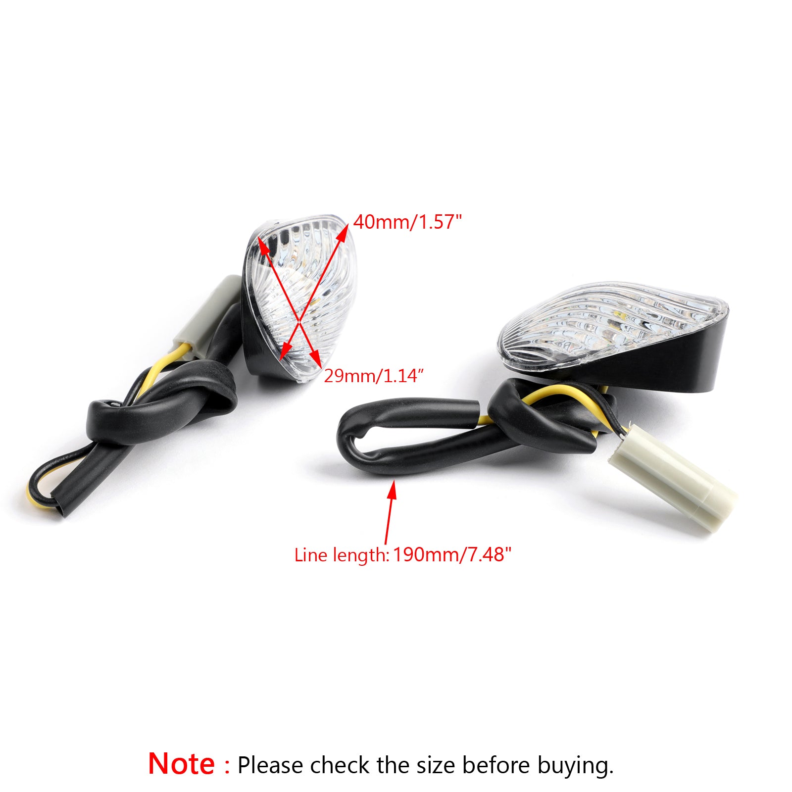 Sygnały skrętu montażowe LED spłukiwanie dla Yamaha YZF-R6 03-16 YZF-R1 02-08 R6S 2006-2009