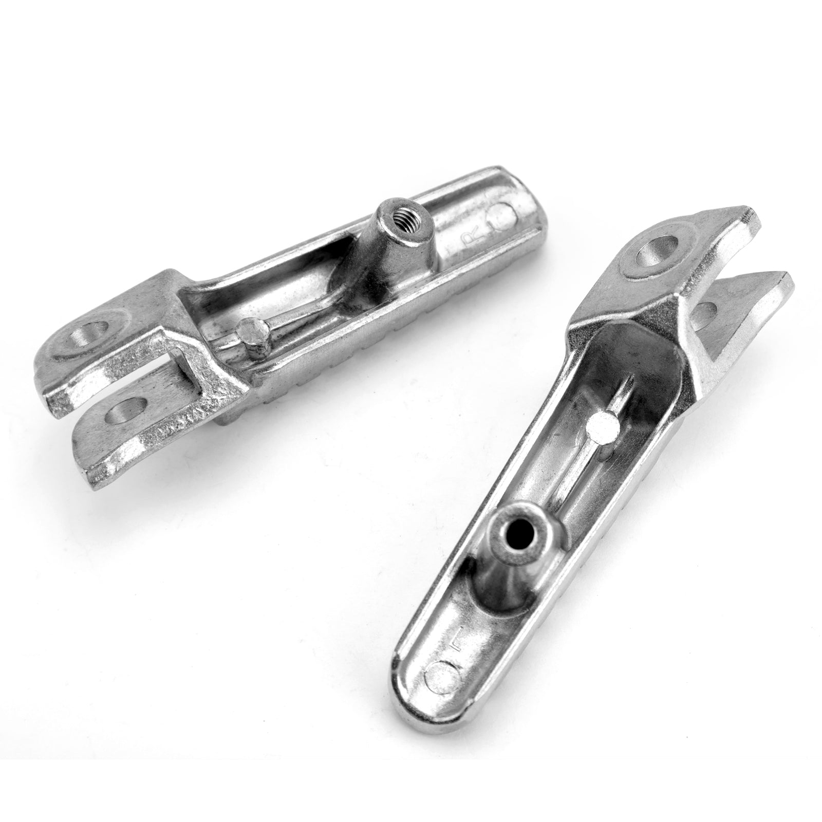 Front Foot Peg fotstøtte for Honda CB1000R CBR600RR CBR1000RR VTR1000S Sølv