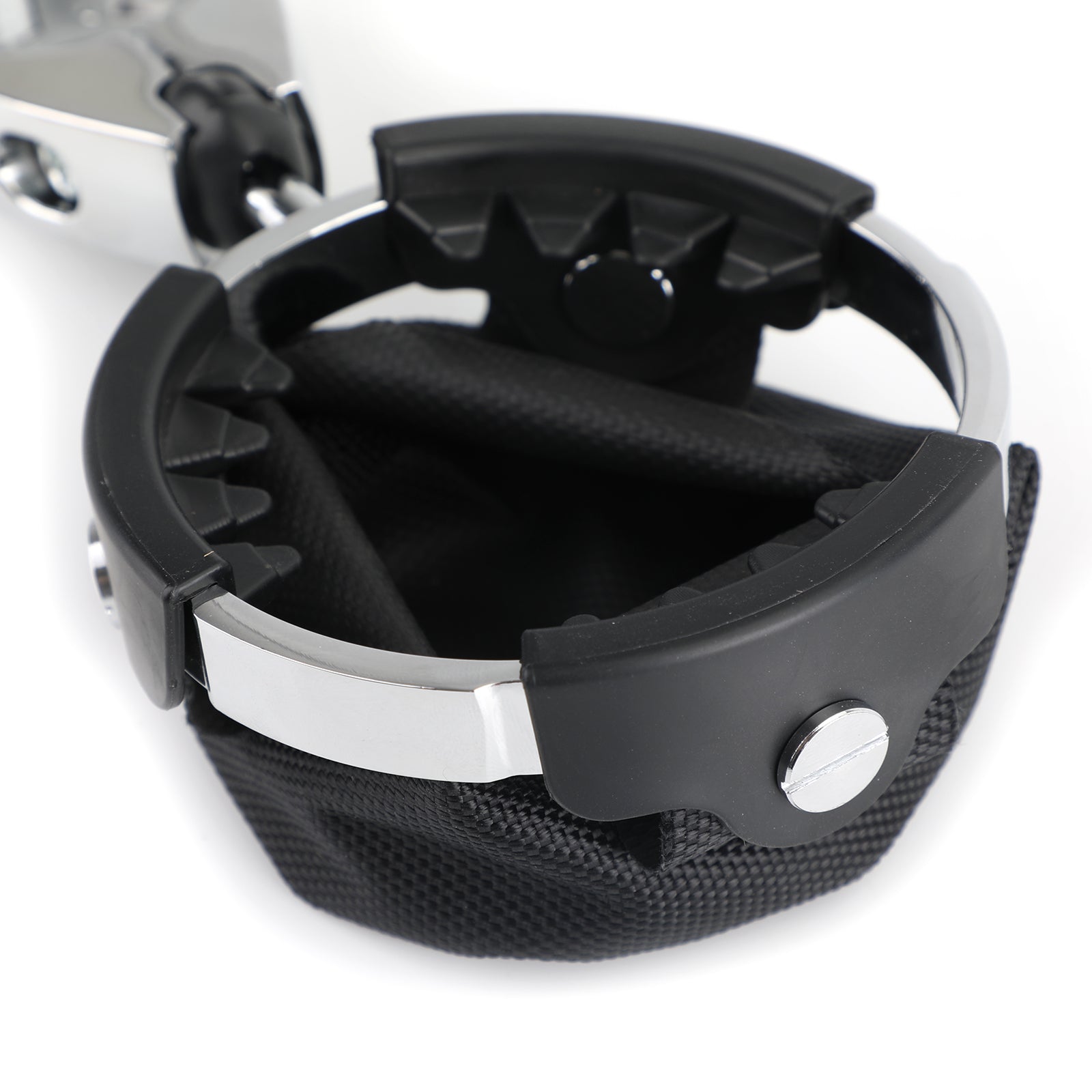 Chrome motorfiets 7/8 inch tot 1 1/4 inch drink bekerhouder met mand Universal