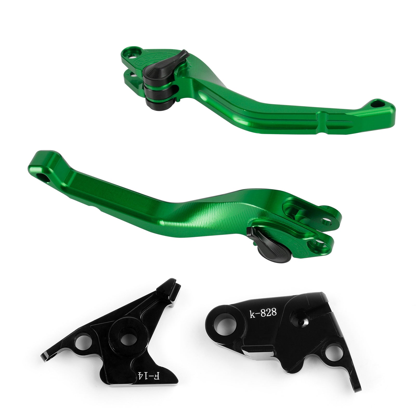 CNC Kort kopplingsbromsspak Fit för Kawasaki ZZR600 ZX6R ZX9R ZX10R Z1000