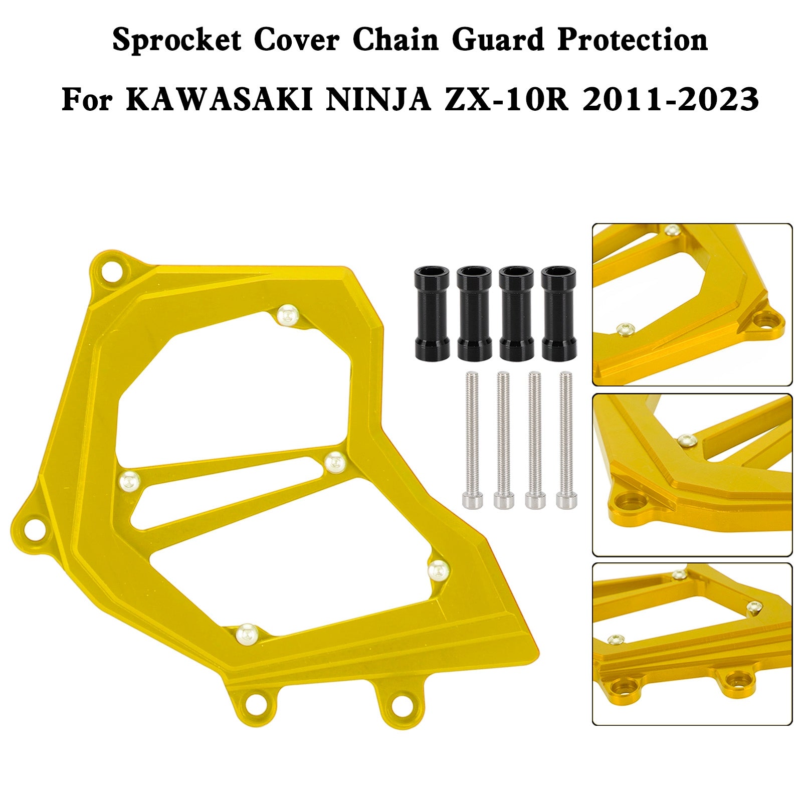 Front Soprocket Cover Chain Guard för Kawasaki Ninja ZX-10R ZX10R 2011-2023